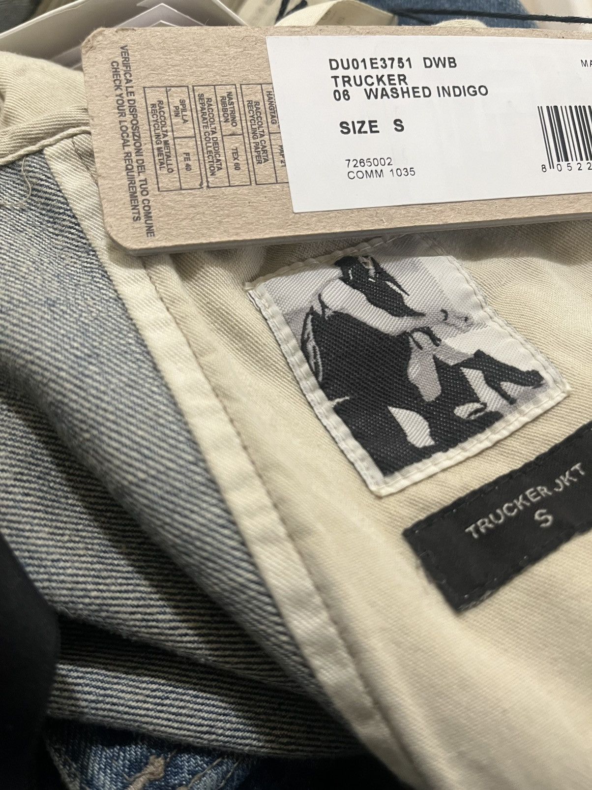 Rick Owens Drkshdw Rick Owens Trucker Denim Jacket Sz S Size US S / EU 44-46 / 1 - 10 Thumbnail