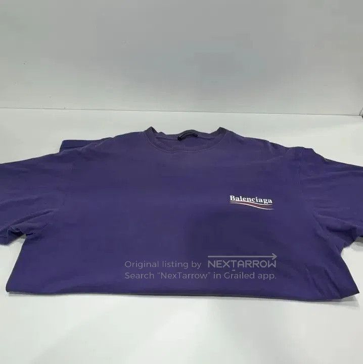 Balenciaga Balenciaga Political Campaign Blue T. Size US S / EU 44-46 / 1 - 2 Thumbnail