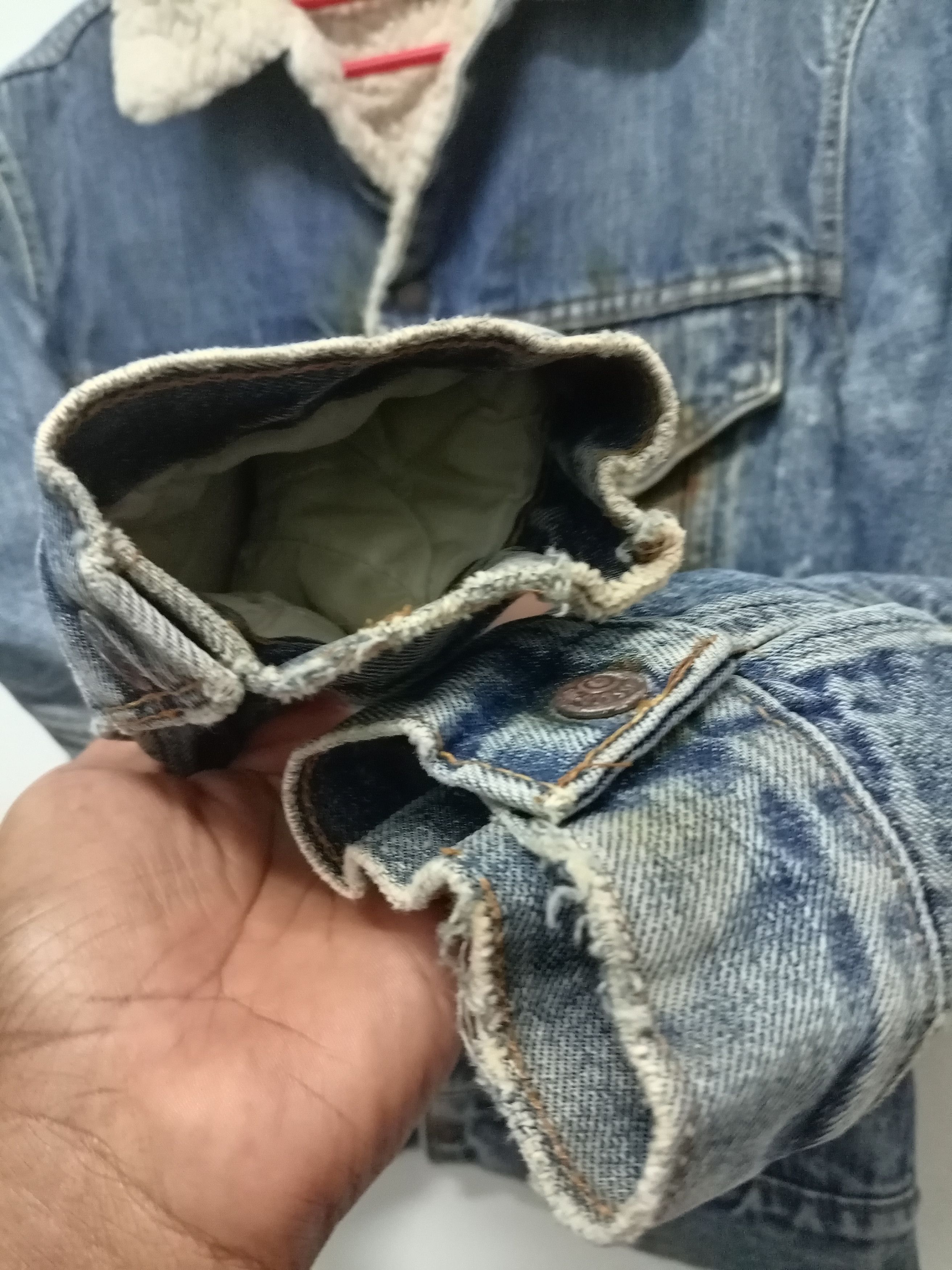 Levi's × Vintage Vintage levi's snap button sherpa denim jacket Size US S / EU 44-46 / 1 - 5 Thumbnail