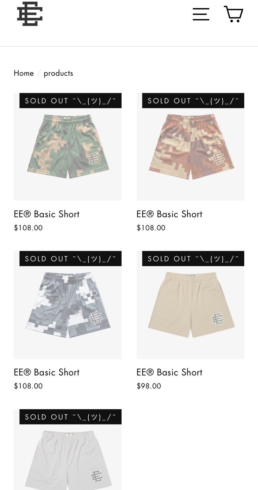 Eric Emanuel EE Basic Short Digi Camo Brown XLARGE Size US 36 / EU 52 - 11 Thumbnail
