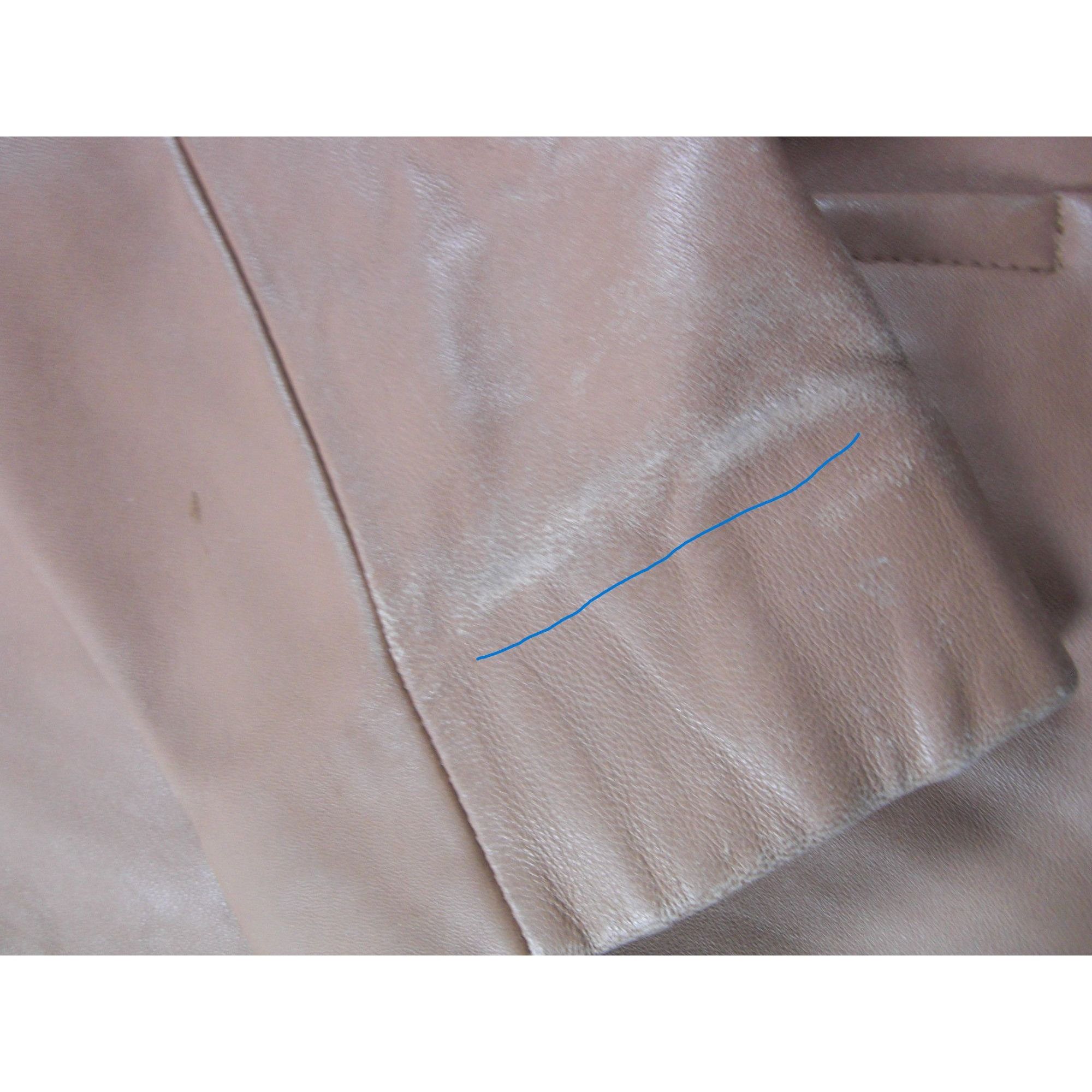 Other Juliet Michelle Women's Soft Lamb Skin L Brown Mustard Leath Size L / US 10 / IT 46 - 4 Thumbnail