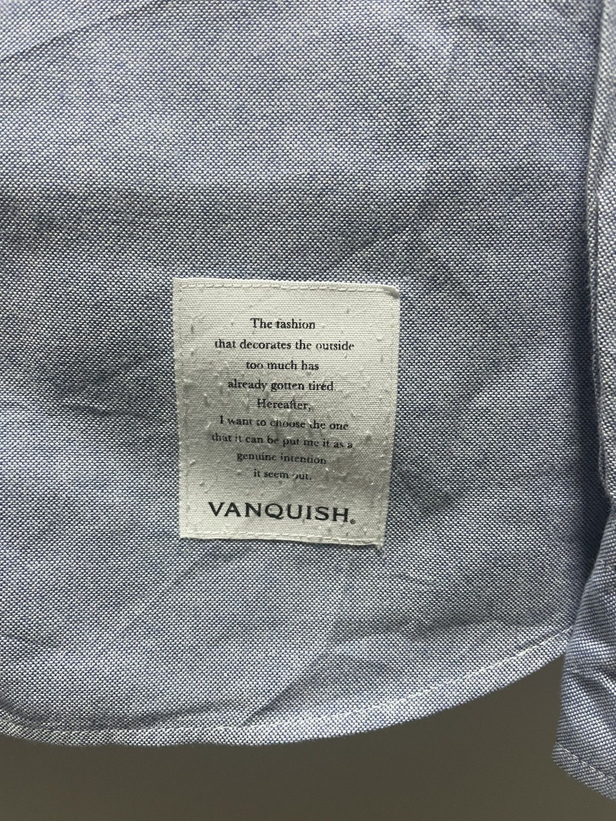 Vanquish VANQUISH Tokyo Japan Shirt Size US S / EU 44-46 / 1 - 3 Thumbnail