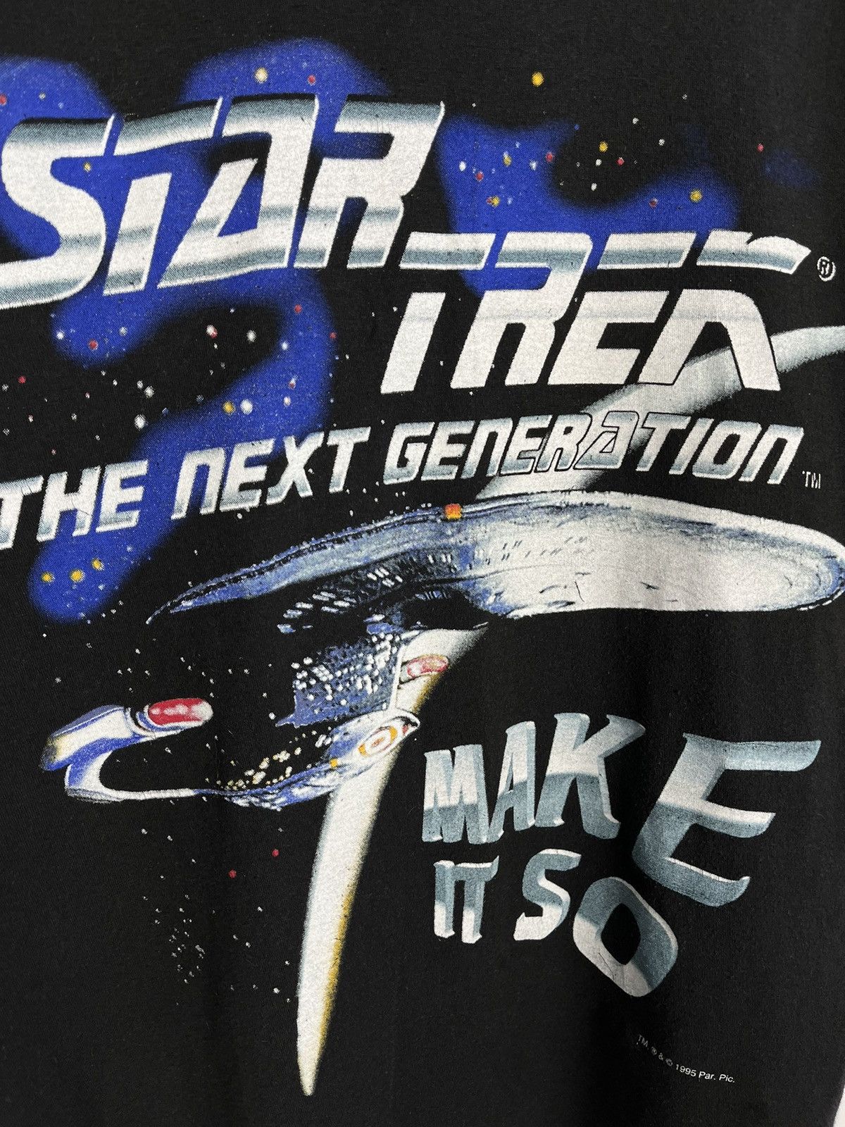 Vintage Vintage Star Trek movie promo graphic tee 1995 Size US M / EU 48-50 / 2 - 8 Thumbnail