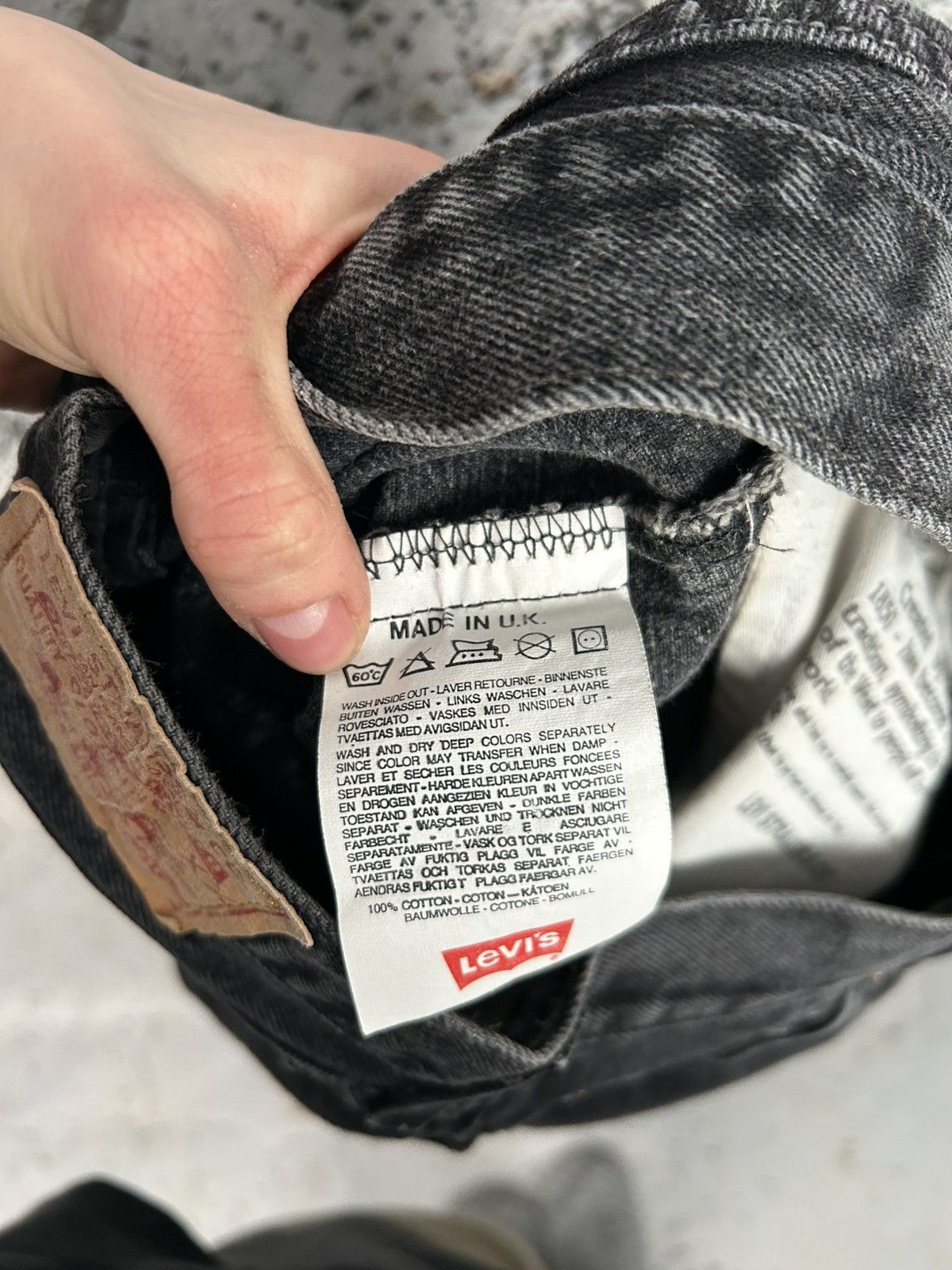 Levi's Vintage Levi’s 507 30x30 Black Denim Pants Jeans Size US 30 / EU 46 - 8 Thumbnail