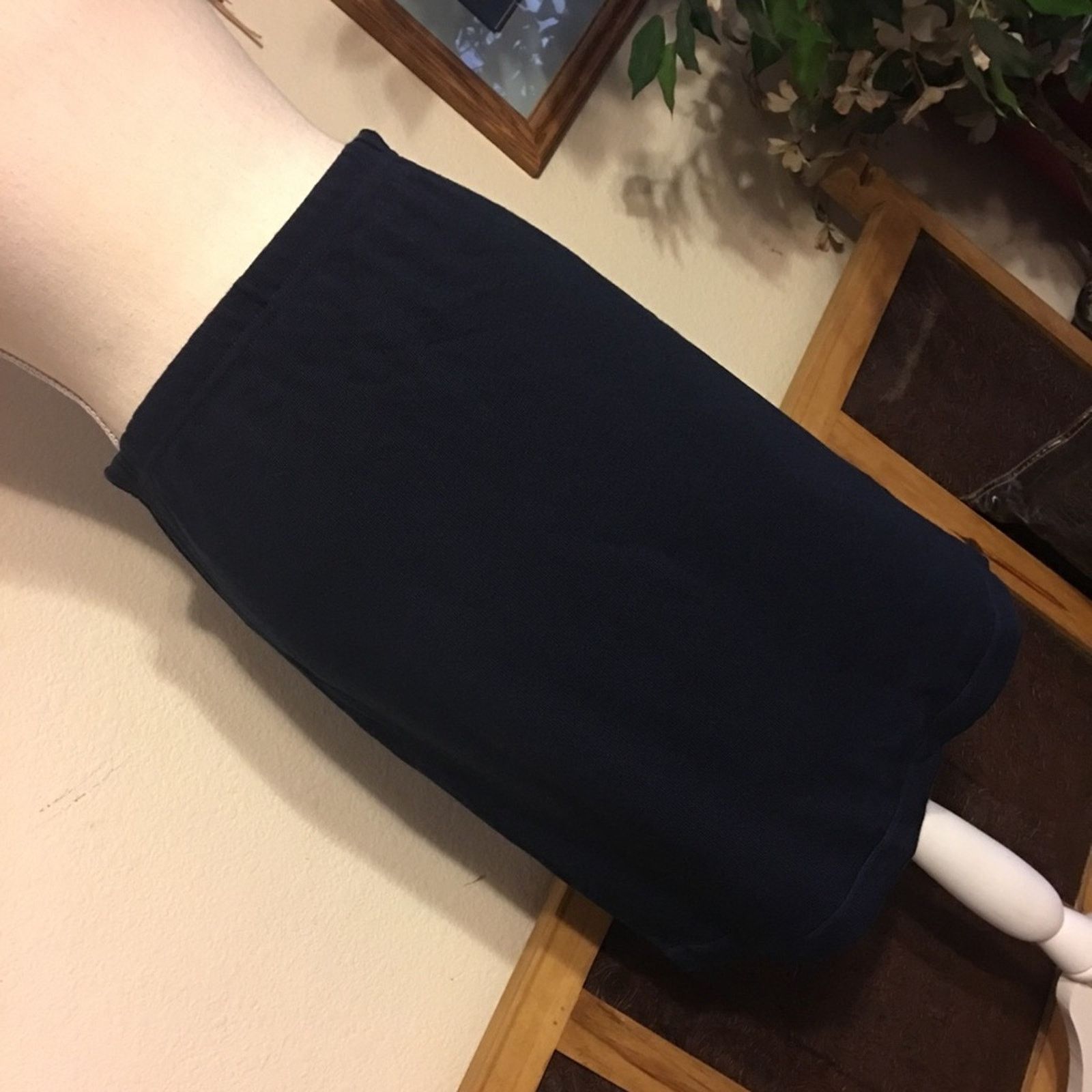 Other Swing navy elastic waist pull on skirt S Size 28" / US 6 / IT 42 - 2 Thumbnail