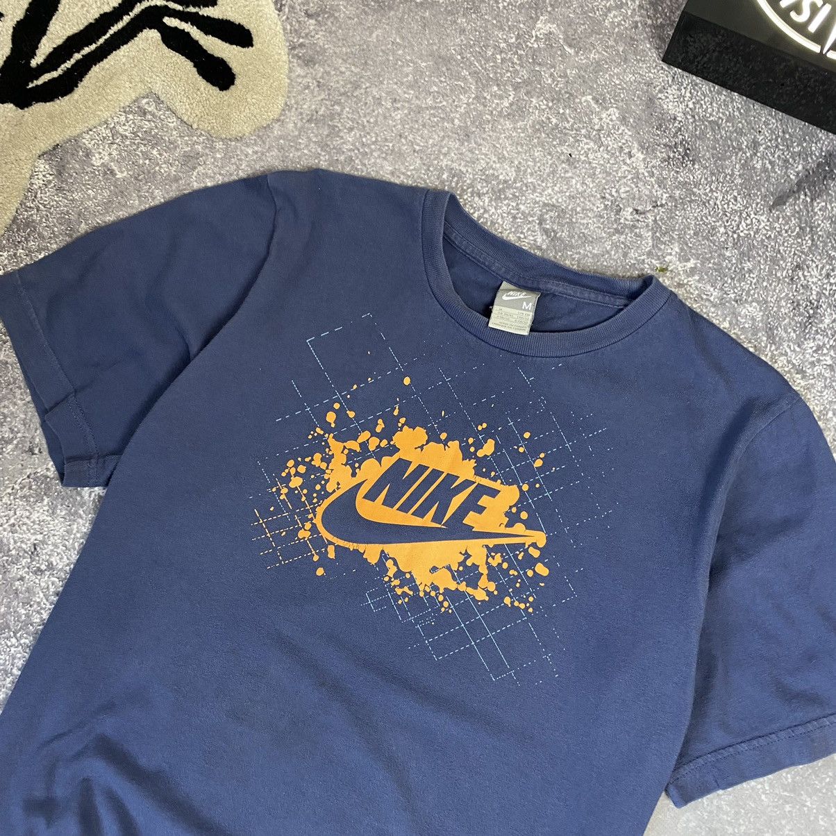 Nike × Vintage Vintage Nike Big Logo 2000’s Hype drill tee Size US M / EU 48-50 / 2 - 2 Thumbnail
