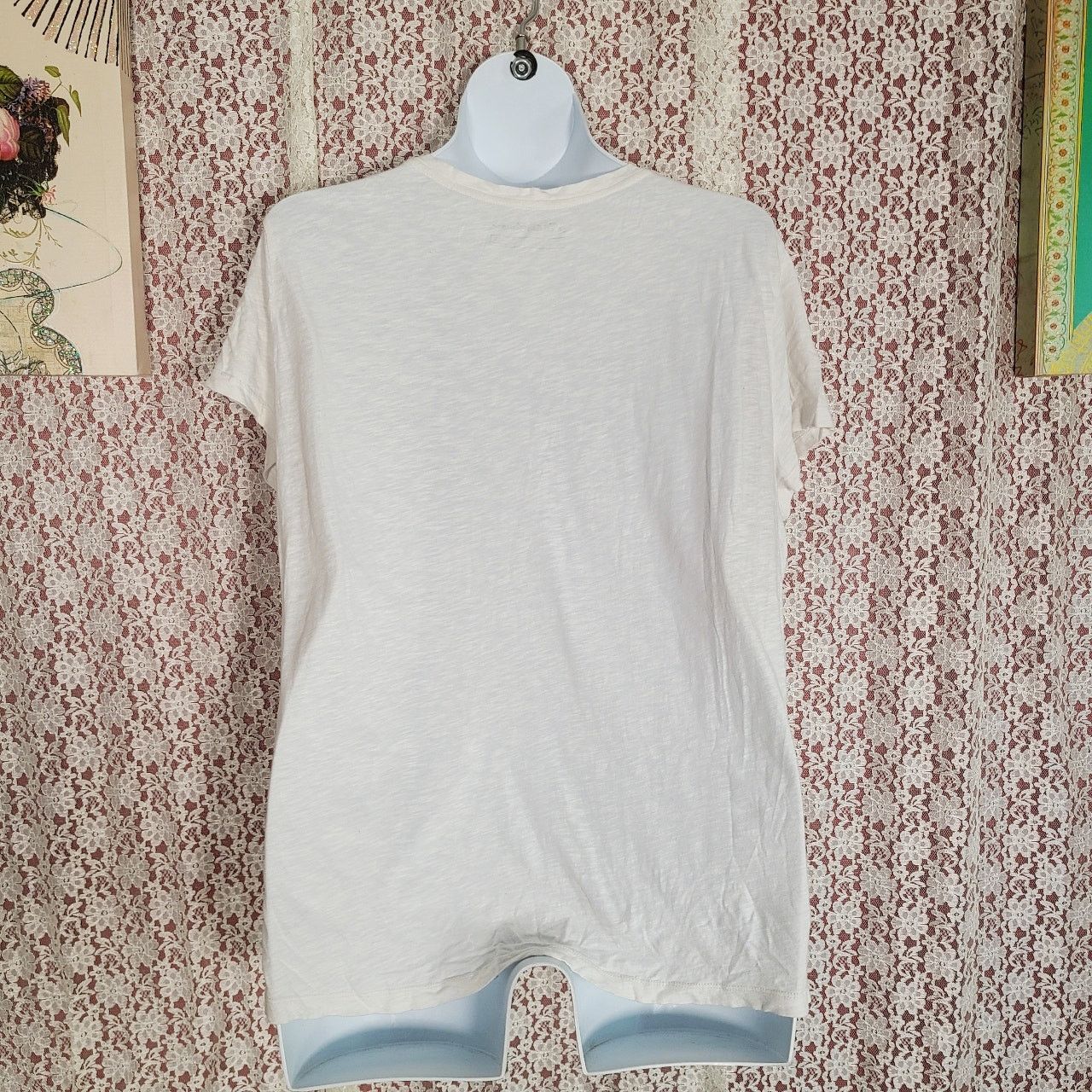 Eddie Bauer Eddie Bauer white v neck tshirt size 2xl Size XXL / US 16-18 / IT 52-54 - 3 Thumbnail