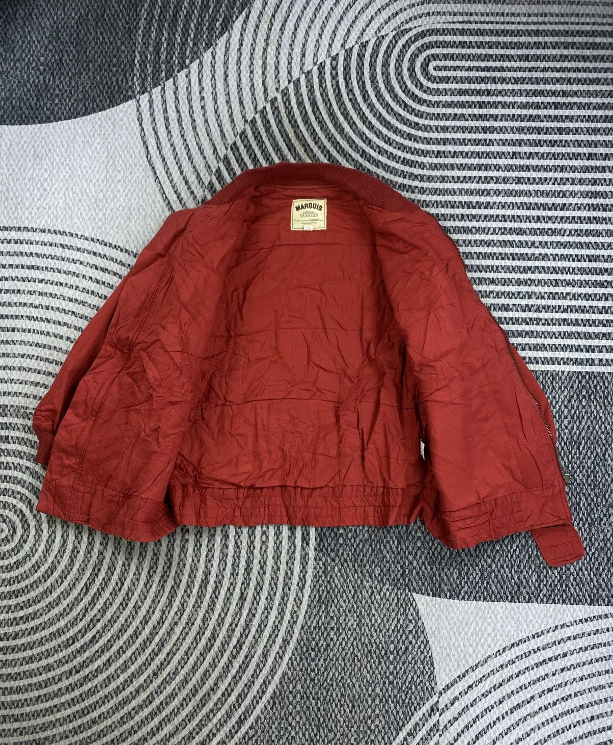 Japanese Brand Vintage Marquis 1963 Casual Fashion Cotton Bomber Jacket Size US XL / EU 56 / 4 - 5 Thumbnail