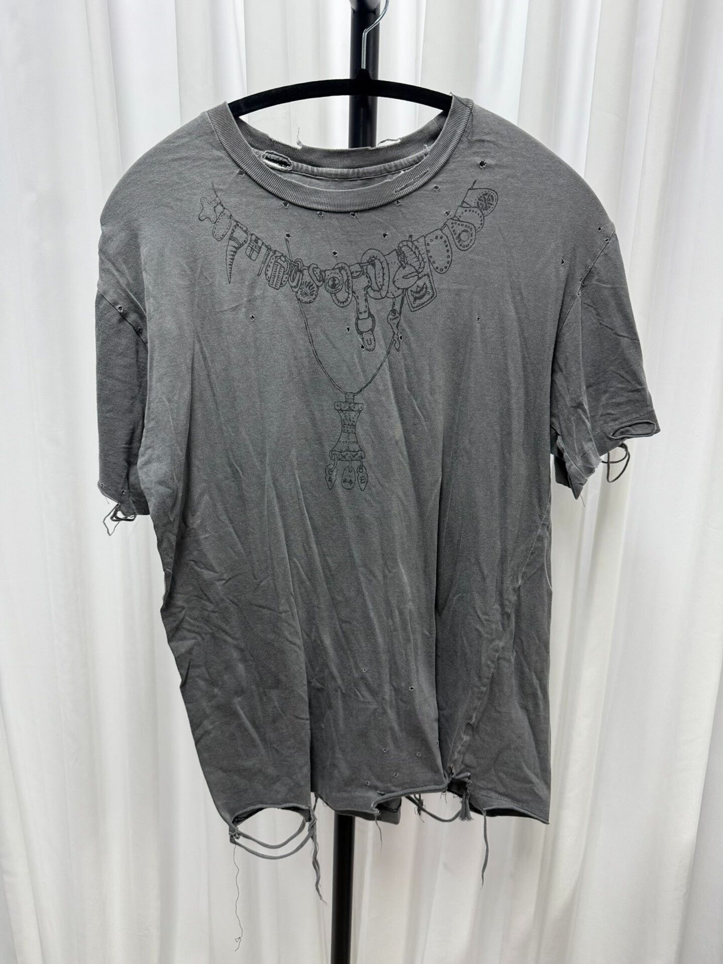 Comme des Garcons undercovers short sleeve distressed t-shirt Size US M / EU 48-50 / 2 - 1 Thumbnail