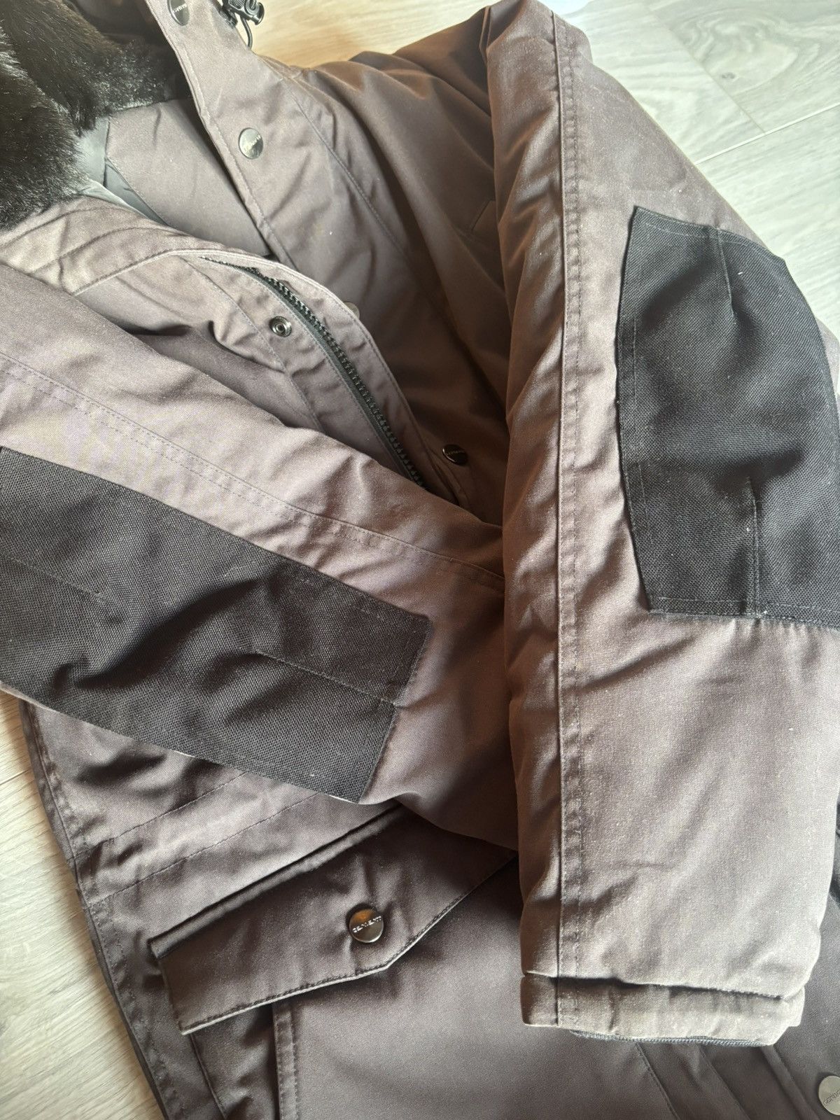Carhartt Wip Carhartt WIP X Trapper Parka Brown Down jacket coat Size US S / EU 44-46 / 1 - 3 Thumbnail