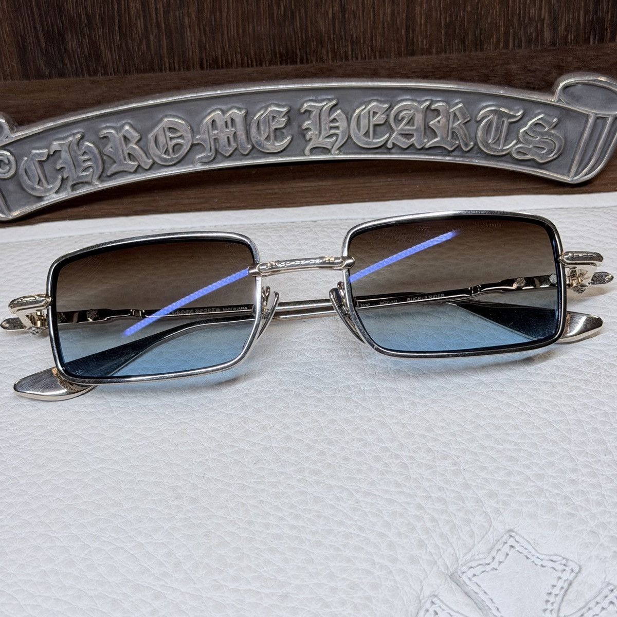 Chrome Hearts Chrome Hearts Buckle Rider 1/1 Sunglasses Size ONE SIZE - 1 Thumbnail