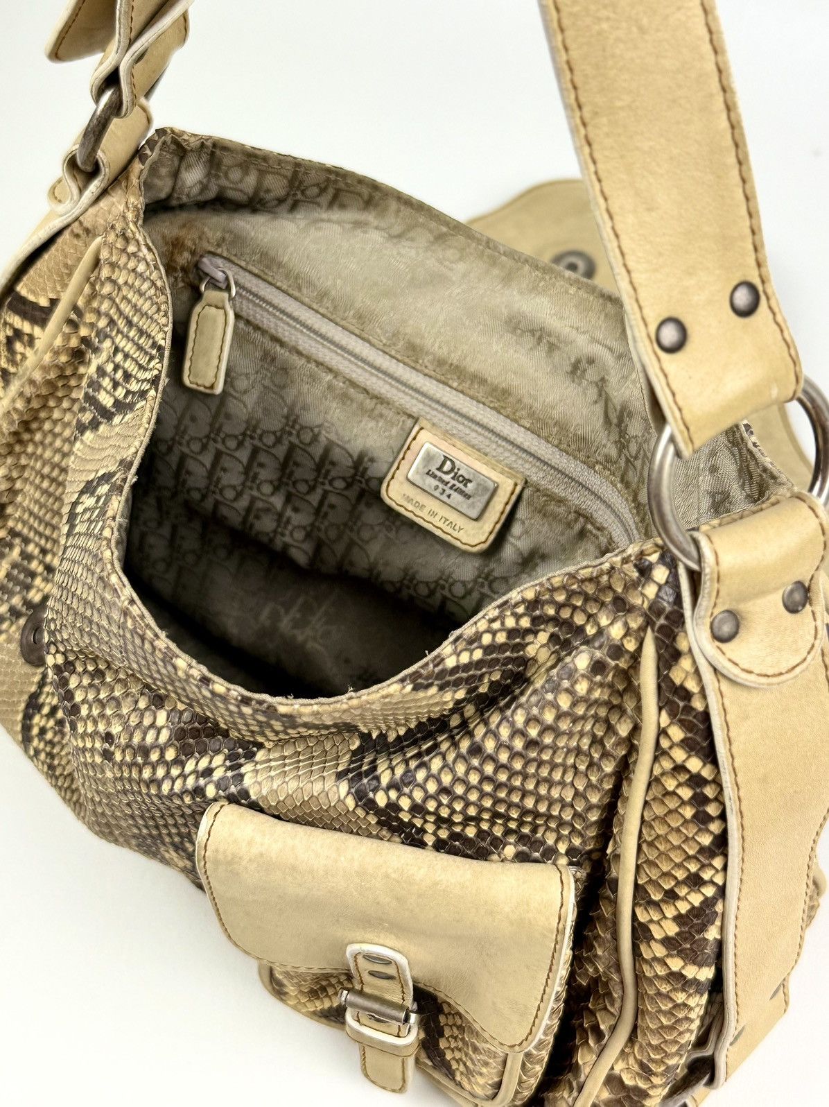 Dior Dior - John Galliano - FW/06 - Python Skin - Saddle Guacho Size ONE SIZE - 15 Thumbnail