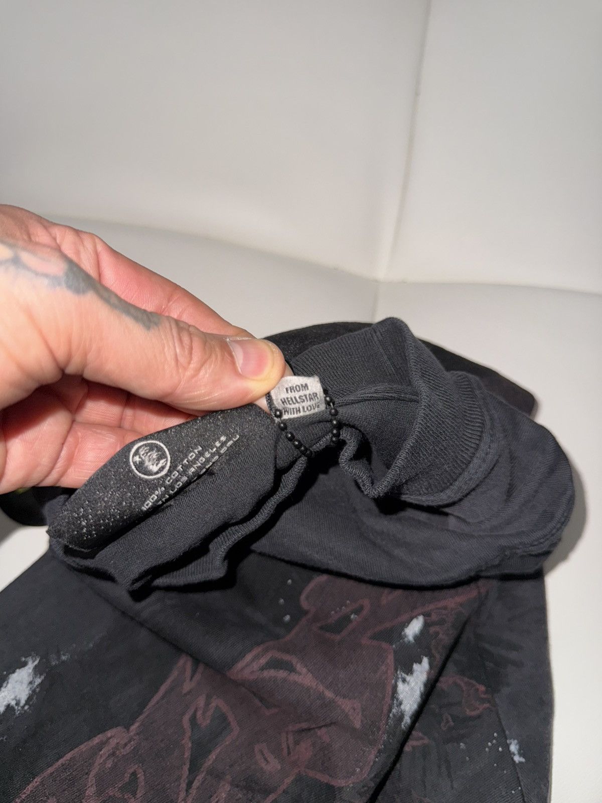 Hellstar logo t shirt
