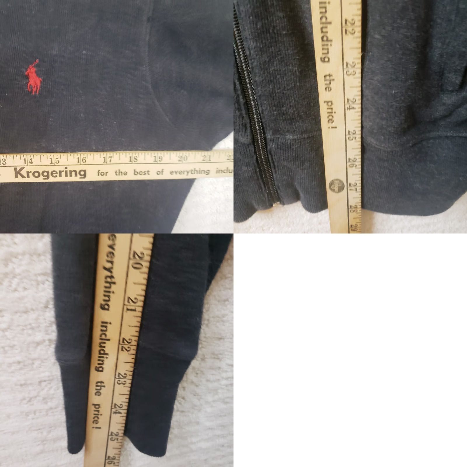Polo Ralph Lauren Polo Ralph Lauren Jacket Performance Sweater Mens Size M Gray Full Zip Knit Mock Neck Embroidered Logo Zipper Regular Seasonal Casual Workwear 90s? Size US M / EU 48-50 / 2 - 9 Thumbnail
