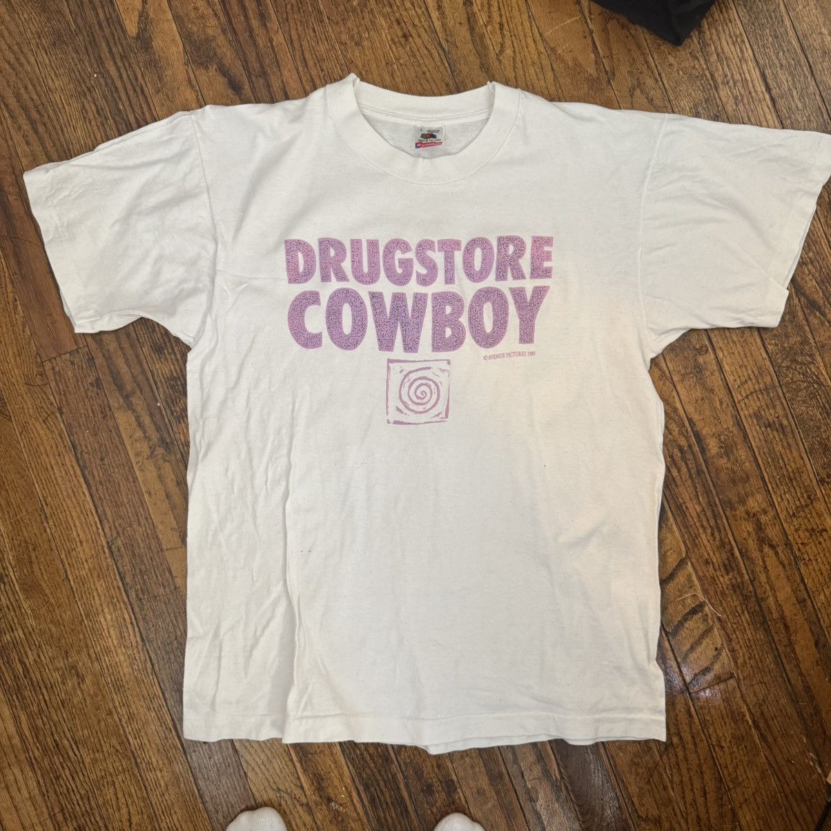 Vintage Vintage 1989 Drugstore Cowboy T-Shirt Size US XL / EU 56 / 4 - 1 Thumbnail