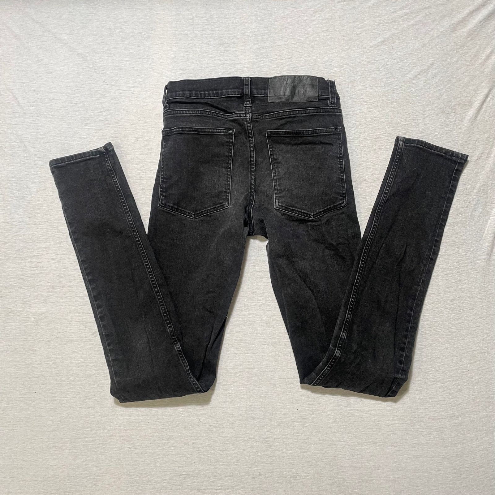 Cheap Monday Cheap Monday Straight Leg Spel Black Jeans Size (28x34) Size 28" / US 6 / IT 42 - 4 Thumbnail