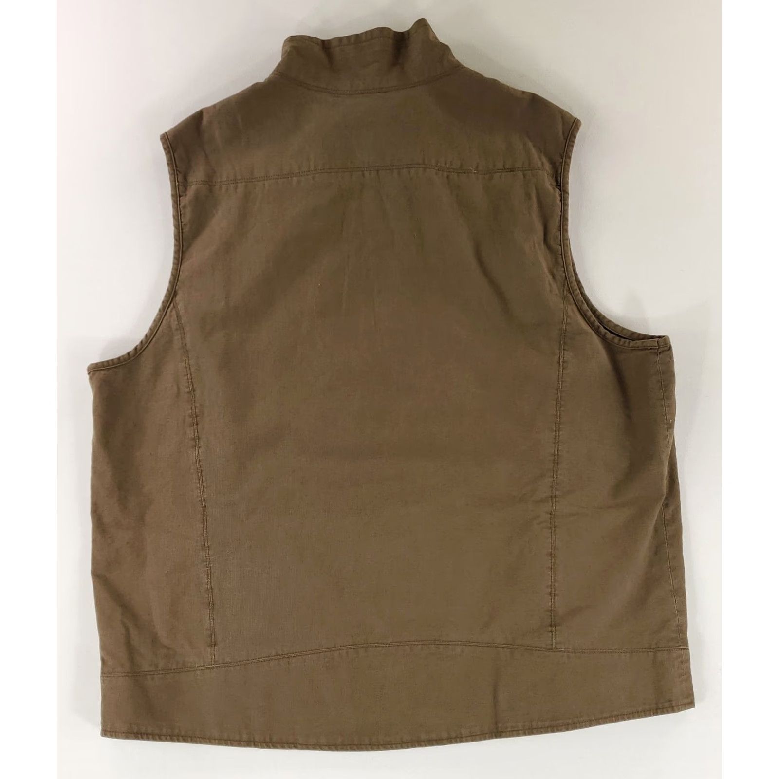 Orvis Orvis Vest Briar Stretch Brown Canvas Mens XL Vest Casual Mens XL Brown Canvas Orvis Briar Stretch Vest Size US XL / EU 56 / 4 - 3 Thumbnail
