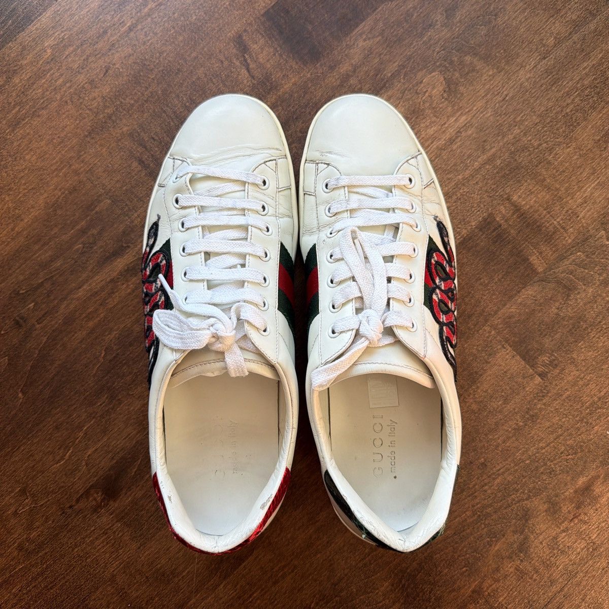 Gucci Gucci Ace Snake Sneaker Size US 10.5 / EU 43-44 - 1 Thumbnail