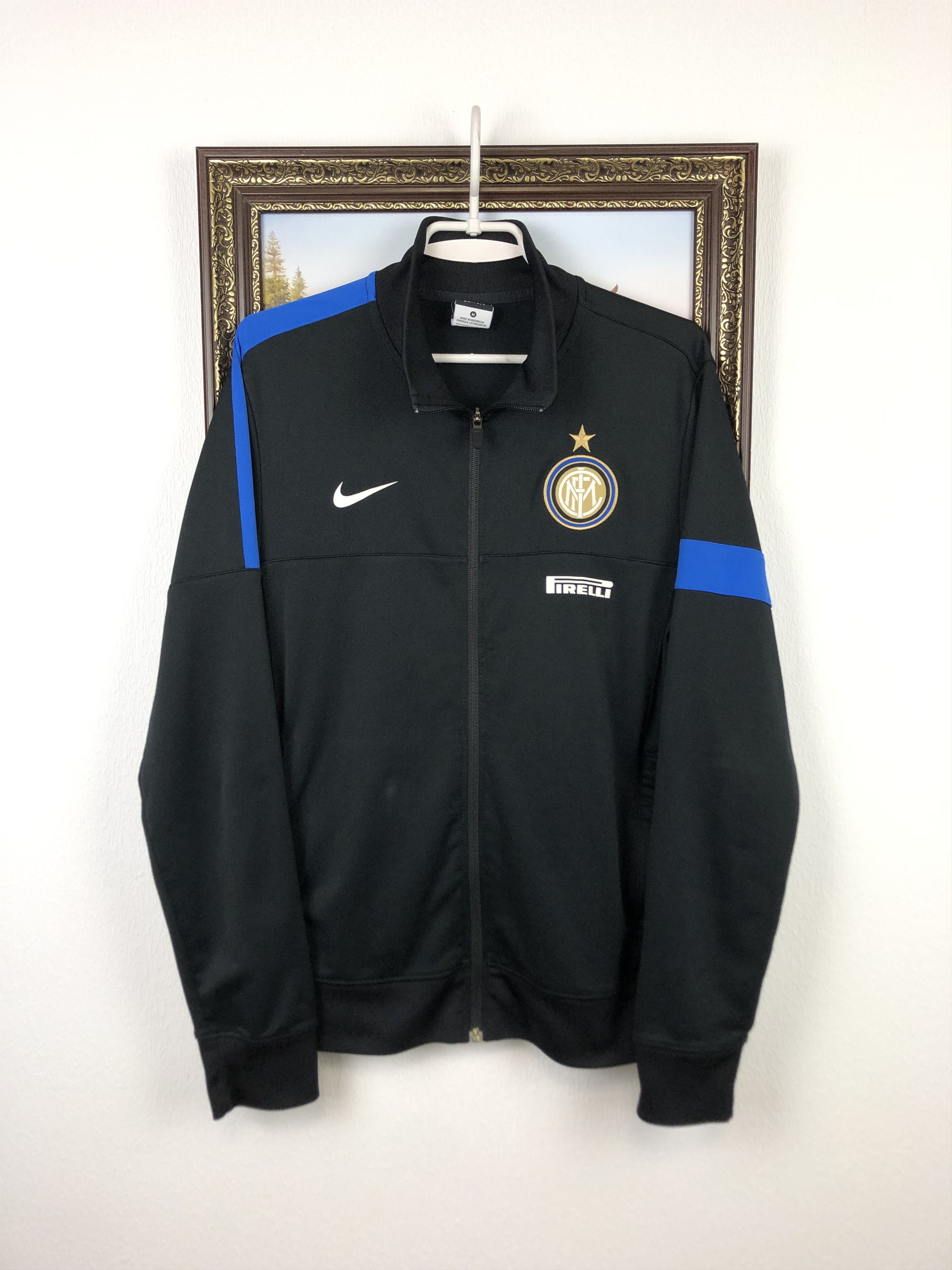 Nike Inter Milan Football Jacket Soccer Track Top Rare