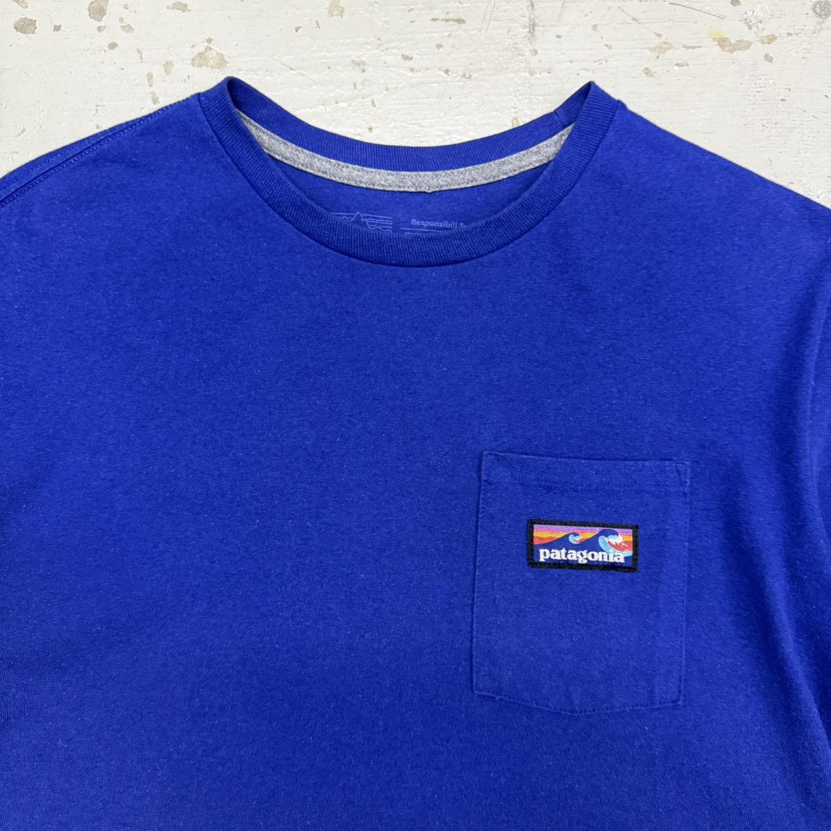 Patagonia 💥Patagonia Responsible-tee Single Pocket Patch Logo Organic Size US M / EU 48-50 / 2 - 2 Thumbnail
