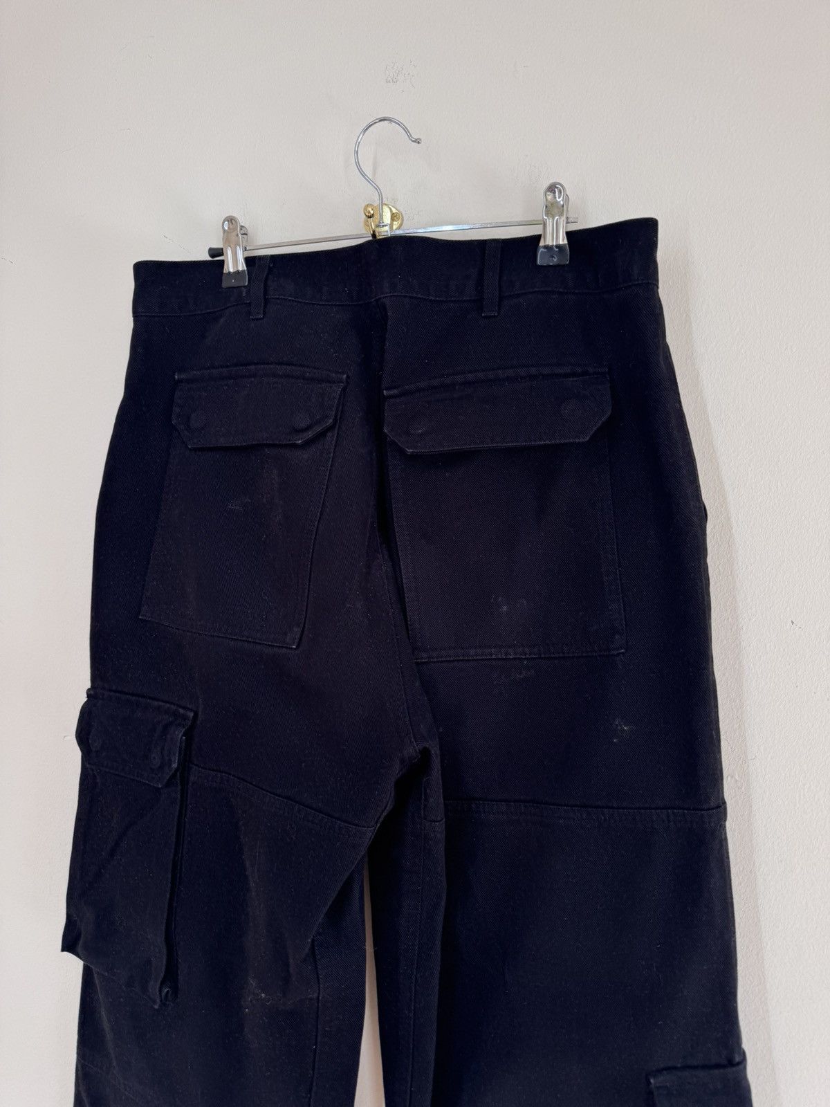 Ronning Ronning Heavy Cotton Cargo Pants Black 32 Size US 32 / EU 48 - 4 Thumbnail