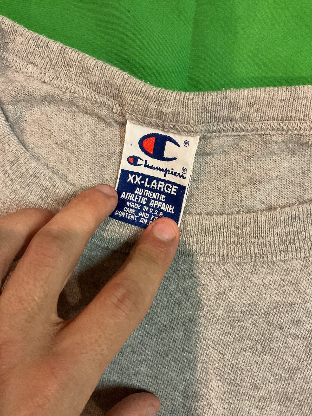 Champion × Vintage Vintage Champion T shirt Size US XXL / EU 58 / 5 - 2 Thumbnail