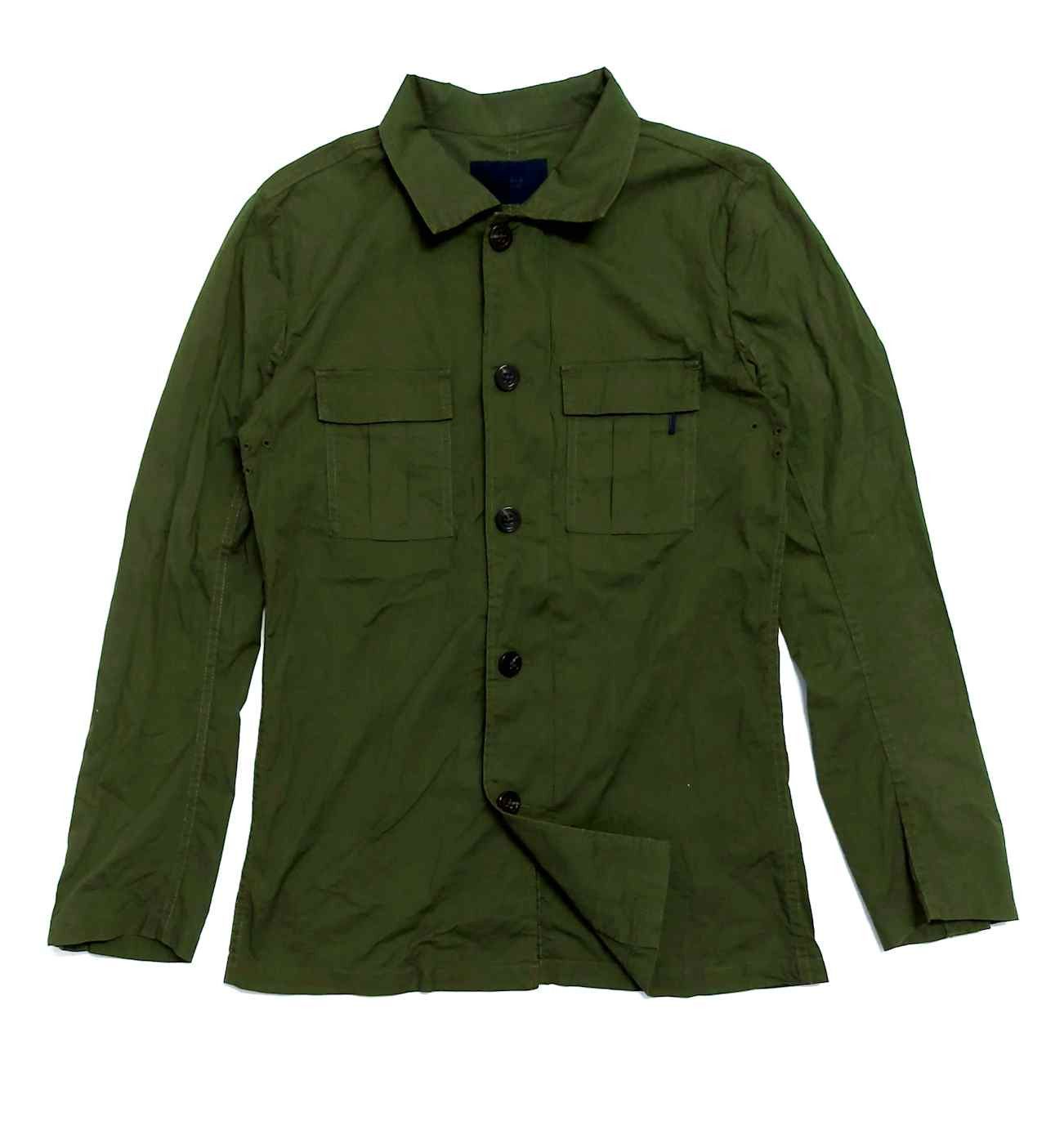 image of Junhashimoto x Nano Universe Military Green Button Up, Men's (Size Small)