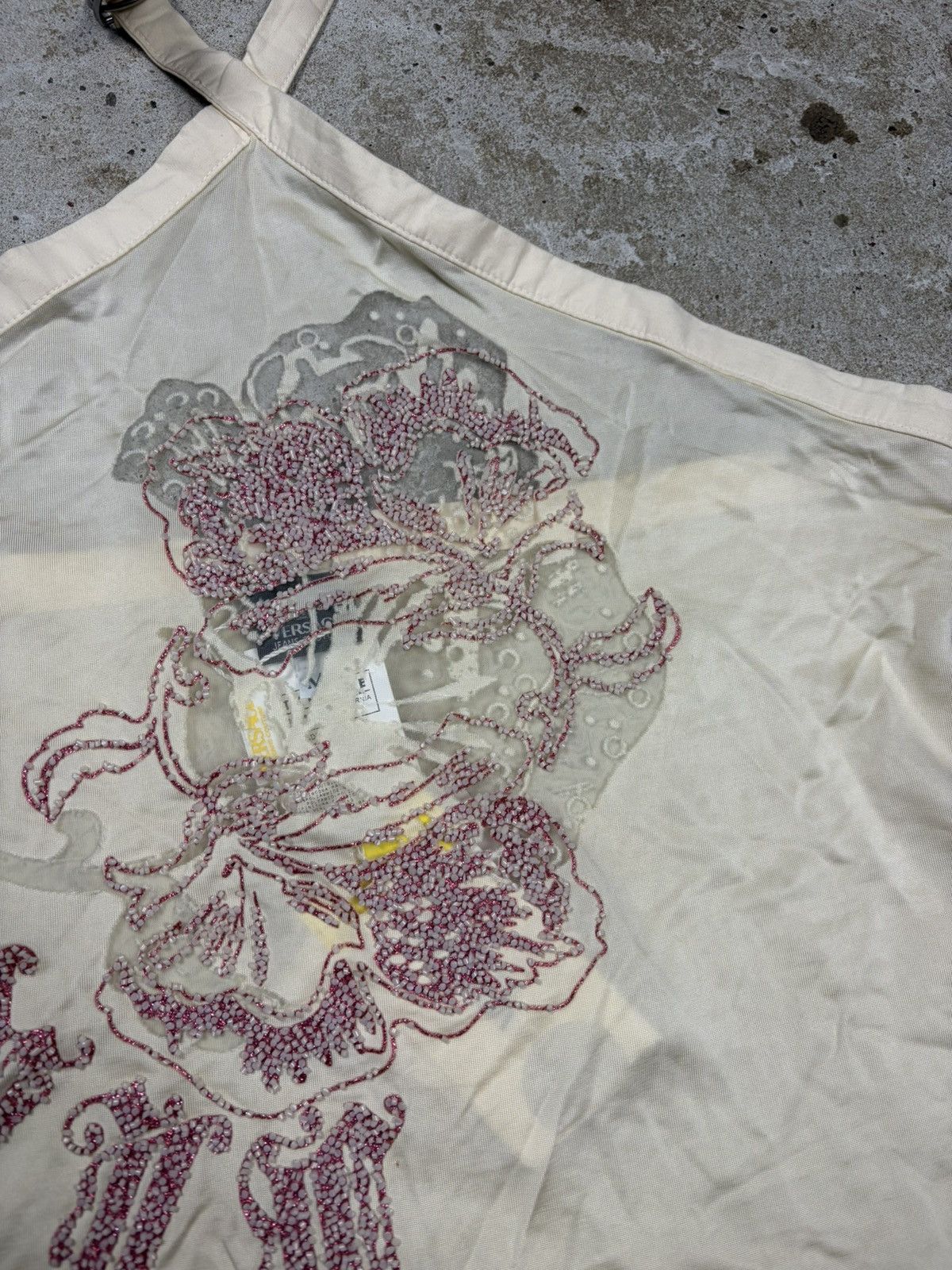 Versace Vintage 2000s Versace Jeans Couture Halter Top Print Cropped Size M / US 6-8 / IT 42-44 - 6 Thumbnail