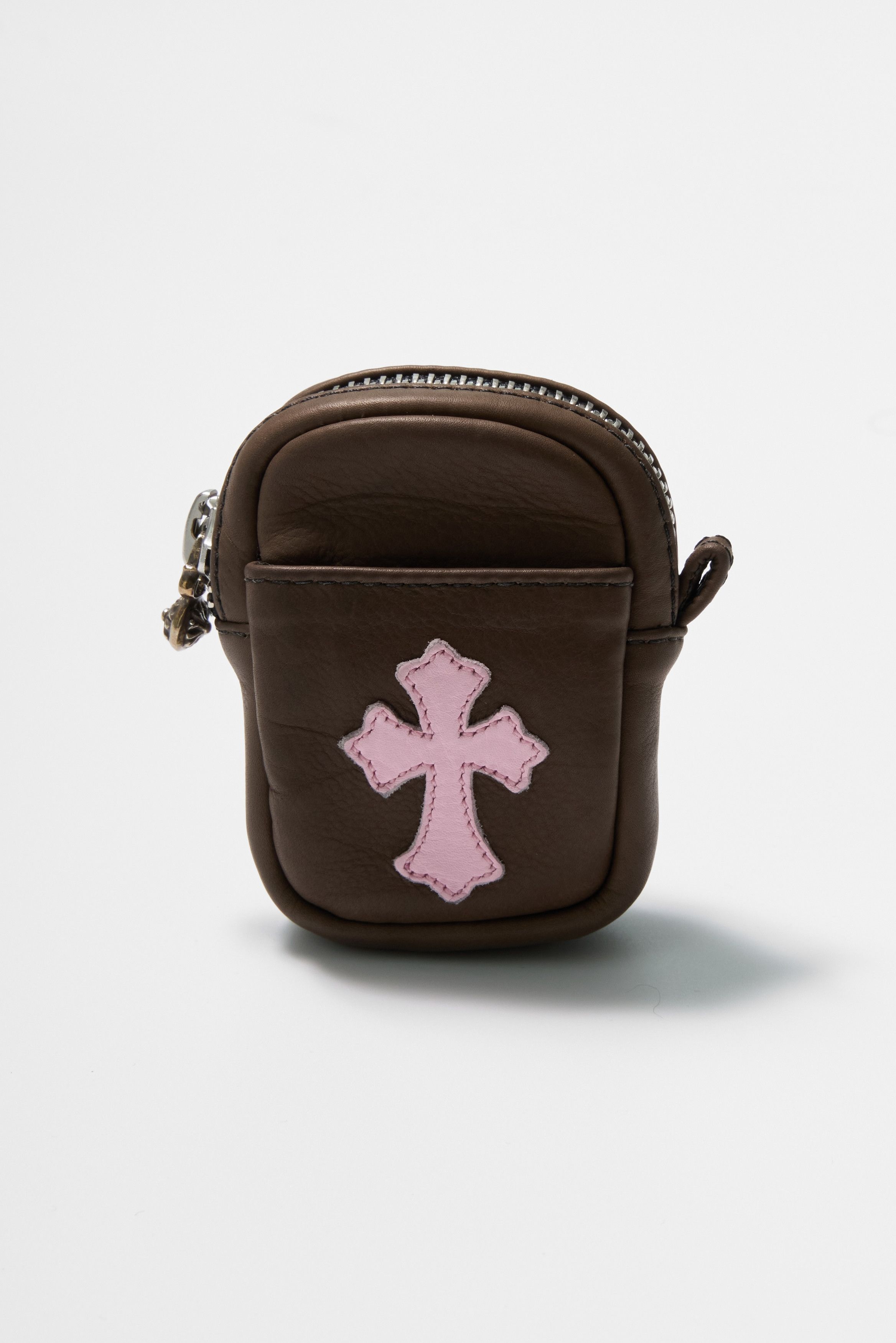 Chrome Hearts Chrome Hearts Leather cross patch AirPod case bag Size ONE SIZE - 1 Thumbnail