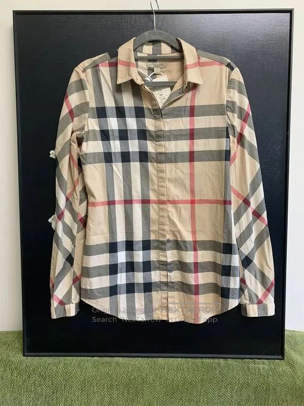 Burberry Burberry Multicolor Cotton Blouse for Women. Size XS / US 0-2 / IT 36-38 - 2 Thumbnail