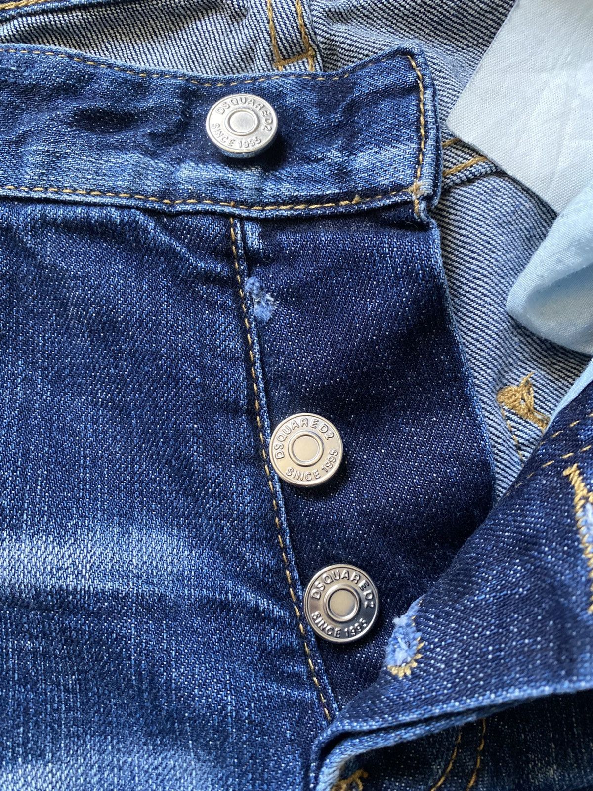 Dsquared2 Dsquared2 Denim Skater Blue Distressed Jeans IT 46 Size US 30 / EU 46 - 11 Thumbnail