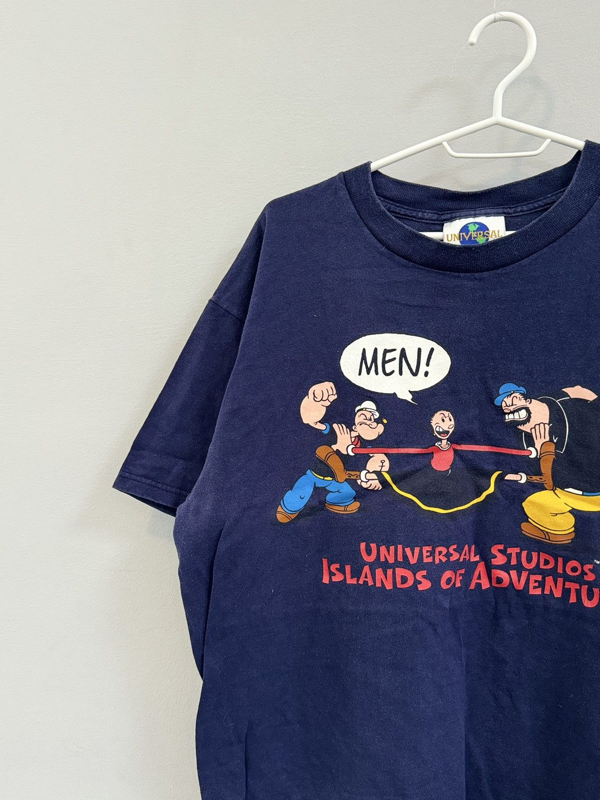 Cartoon Network × DC × Disney Vintage 90's Universal Studio Islands T Shirt Popeye Large Size US L / EU 52-54 / 3 - 4 Thumbnail