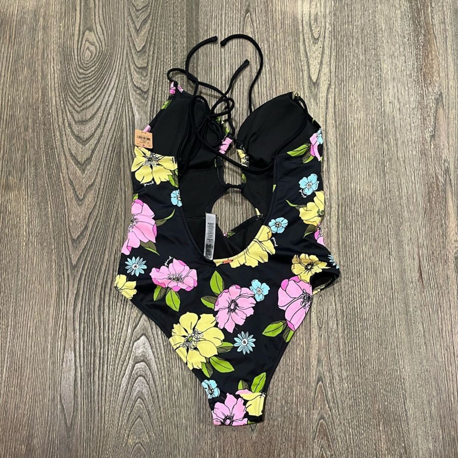 Victoria's Secret NWOT PINK Victoria's Secret One Piece Swimsuit Floral Medium Size ONE SIZE - 3 Thumbnail
