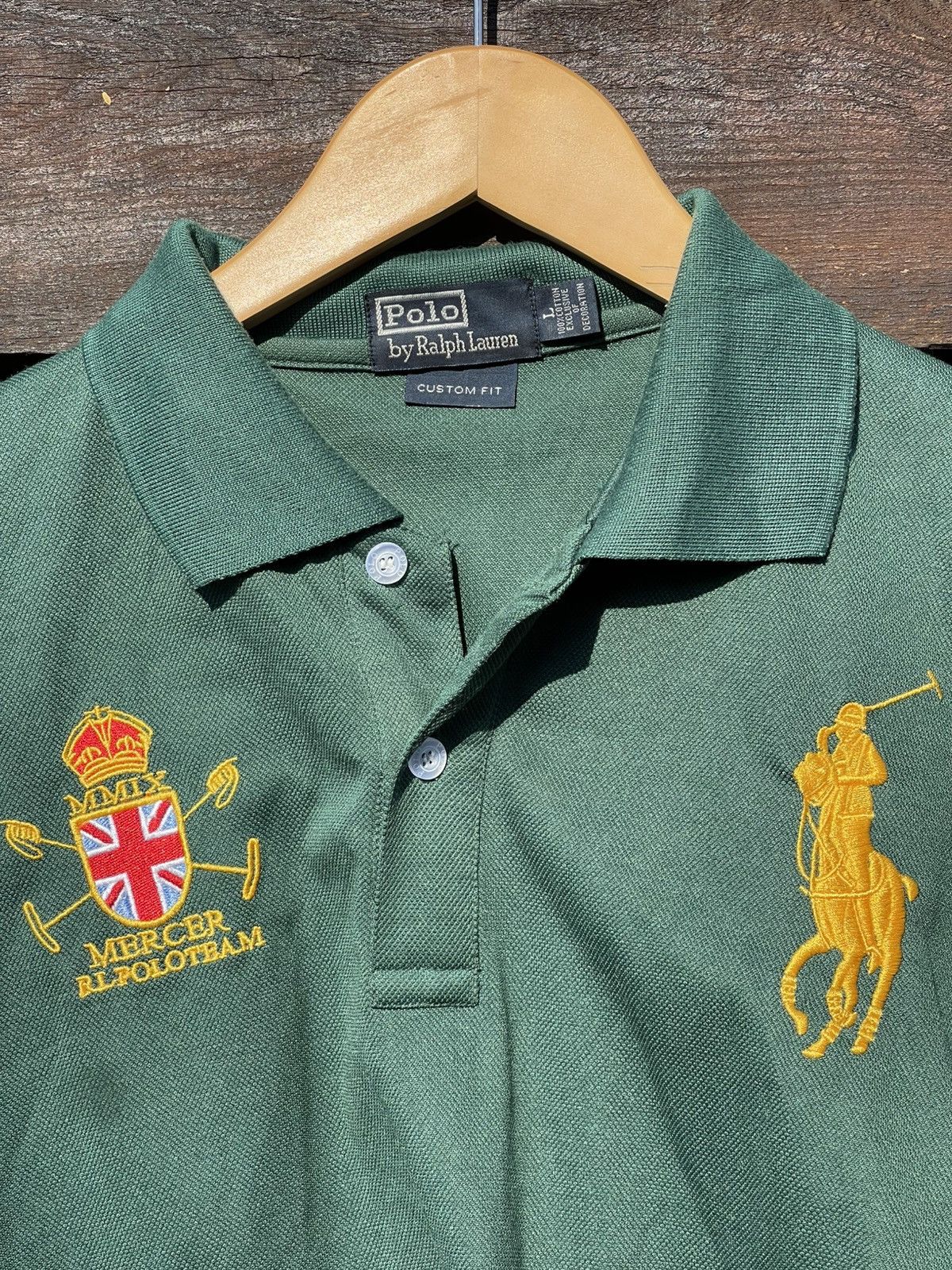 Polo Ralph Lauren Polo Ralph Lauren Mercer Polo Tee Chief Keef style Size US L / EU 52-54 / 3 - 5 Thumbnail