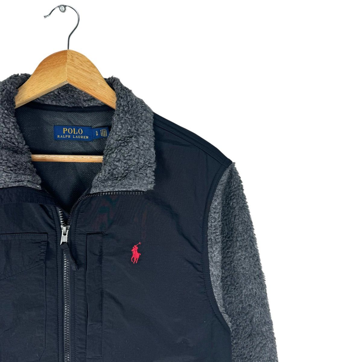 Polo Ralph Lauren × Ralph Lauren 🌟POLO RL DEEP PILE FLEECE ZIPPER JACKET Size US S / EU 44-46 / 1 - 3 Thumbnail