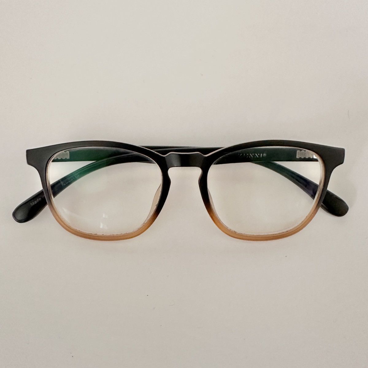 Other ZENNI Square Ombre Brown Eyeglasses Lightweight FRAMES only Size ONE SIZE - 1 Thumbnail