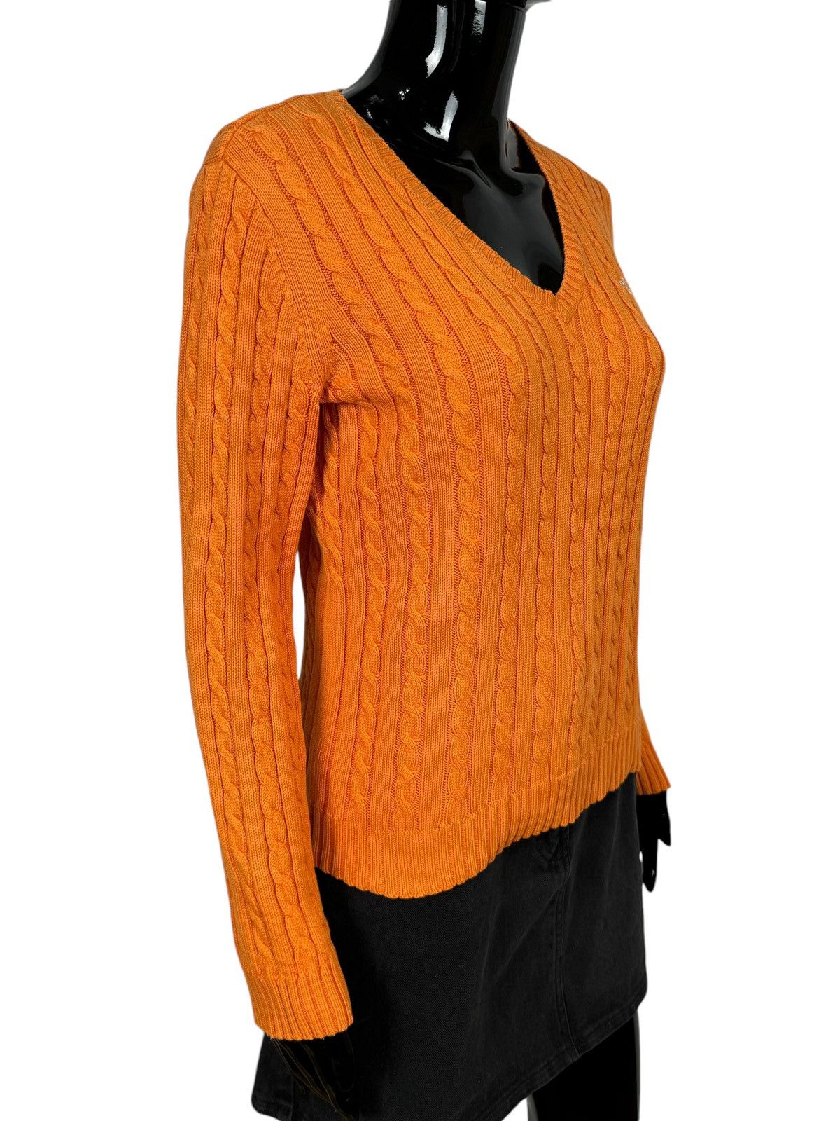 Lauren Ralph Lauren Lauren Ralph Lauren Cable Knit Sweater Cotton V-Neck size S Size S / US 4 / IT 40 - 3 Thumbnail