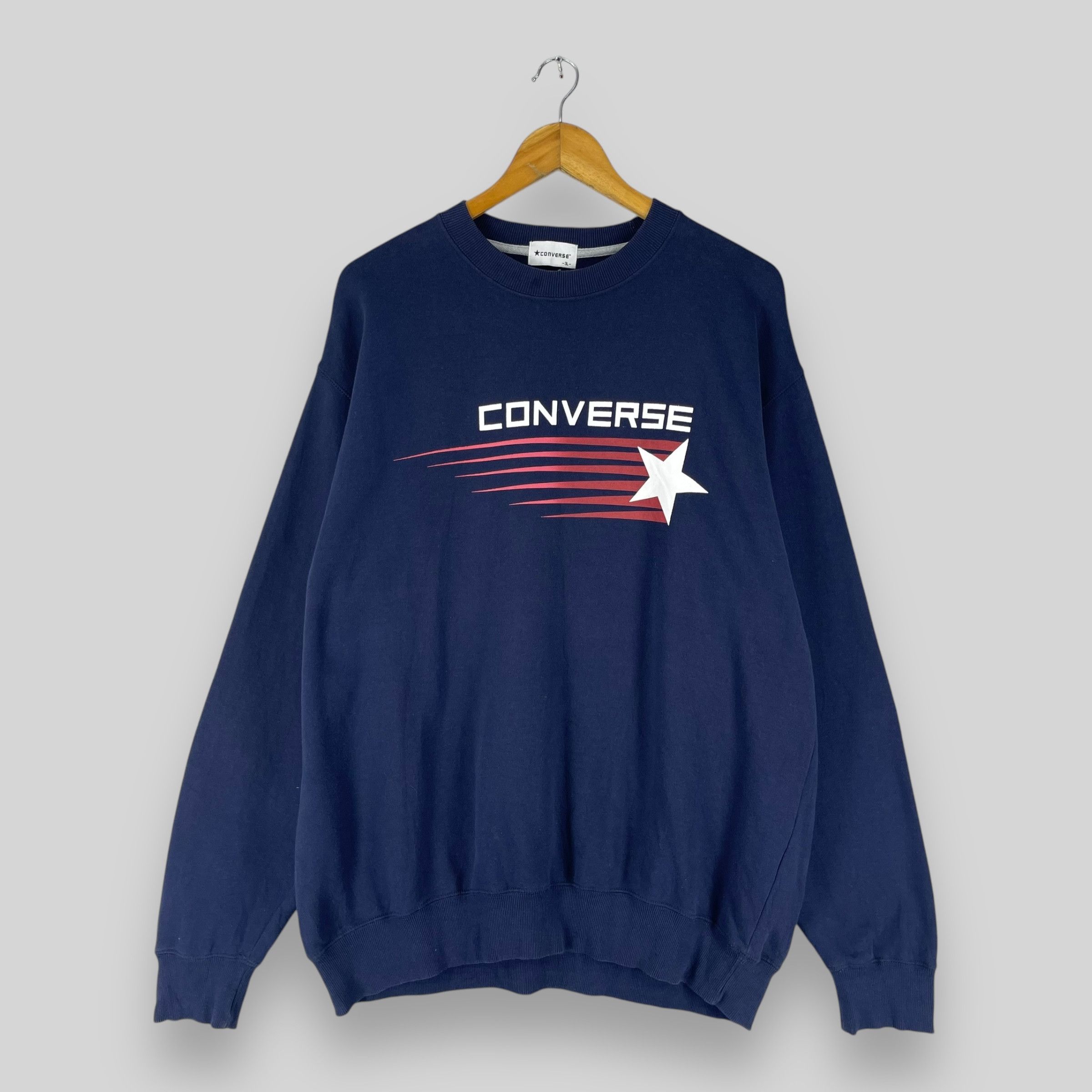 Converse Vintage Y2K CONVERSE Spellout Printed Sweatshirt Size US XL / EU 56 / 4 - 1 Thumbnail