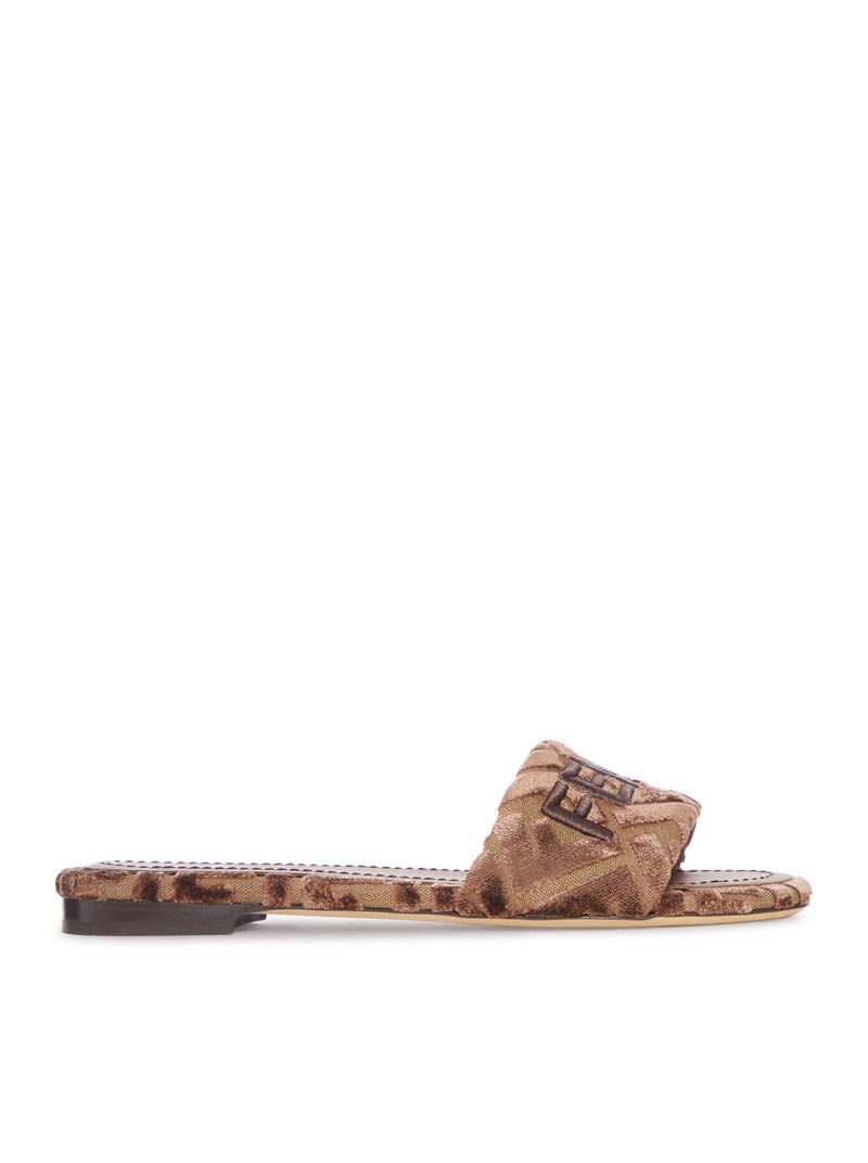 Fendi SUNSHINE SLIDES SANDALS Size US 6 / IT 36 - 1 Thumbnail