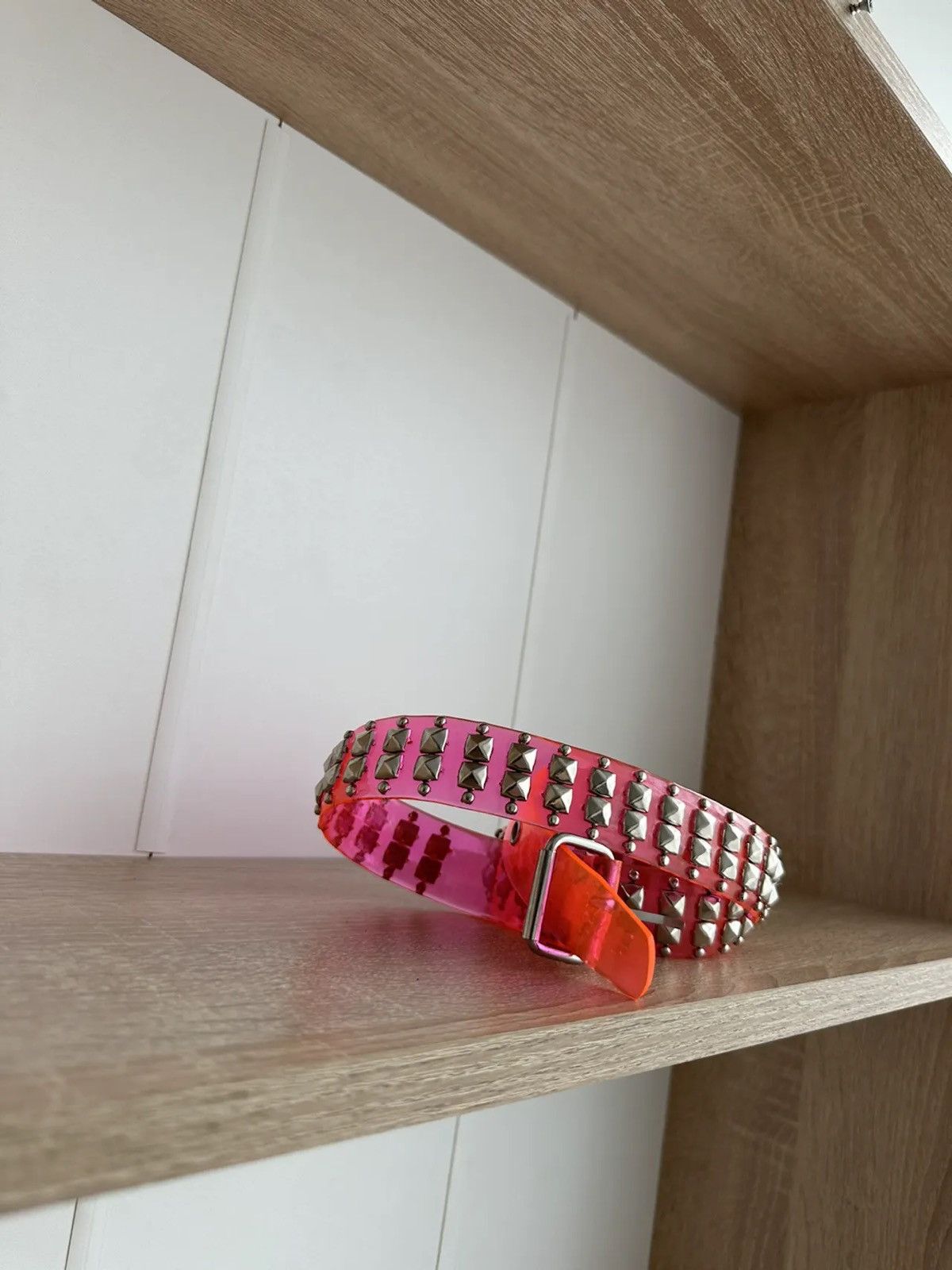 Vintage B.B Simon Style Pink Belt