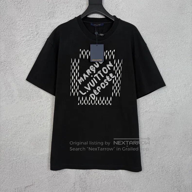 Louis Vuitton Louis Vuitton SS24 monogram beaded embroidered casual crew Size US XL / EU 56 / 4 - 1 Thumbnail