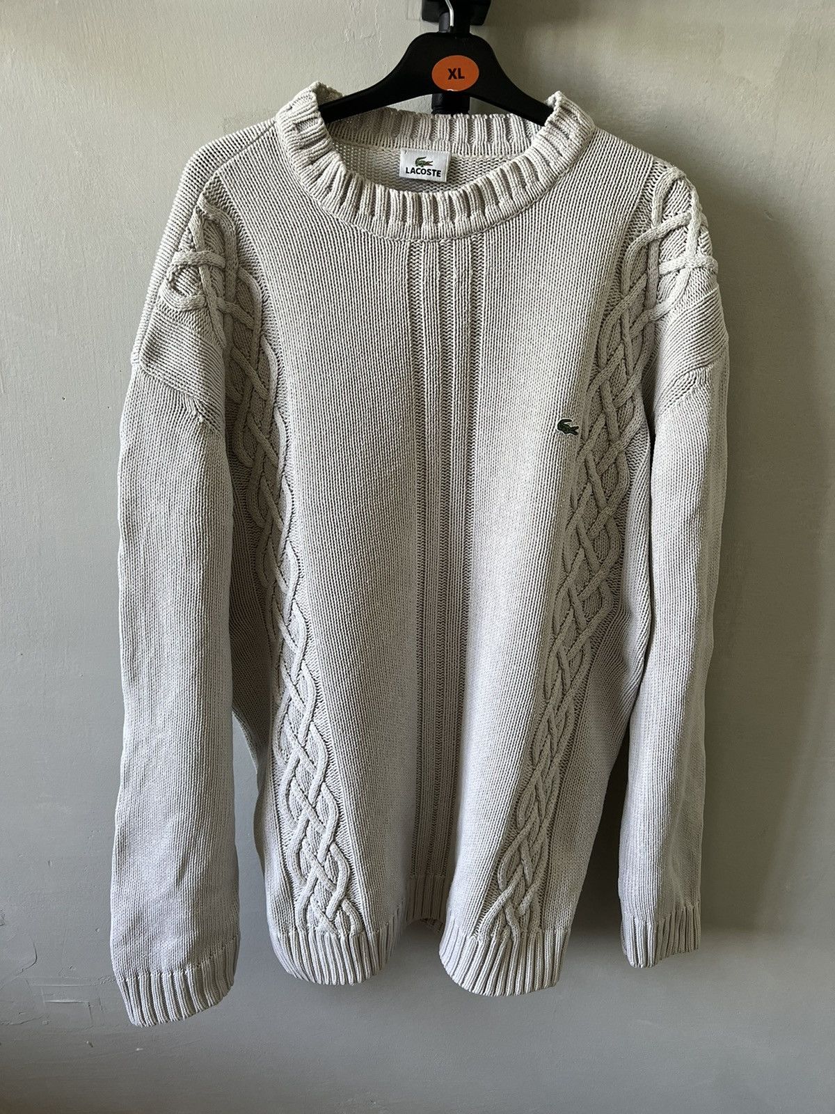 Lacoste Lacoste vintage knitted sweater 90s wool rare archive Size US XL / EU 56 / 4 - 1 Thumbnail