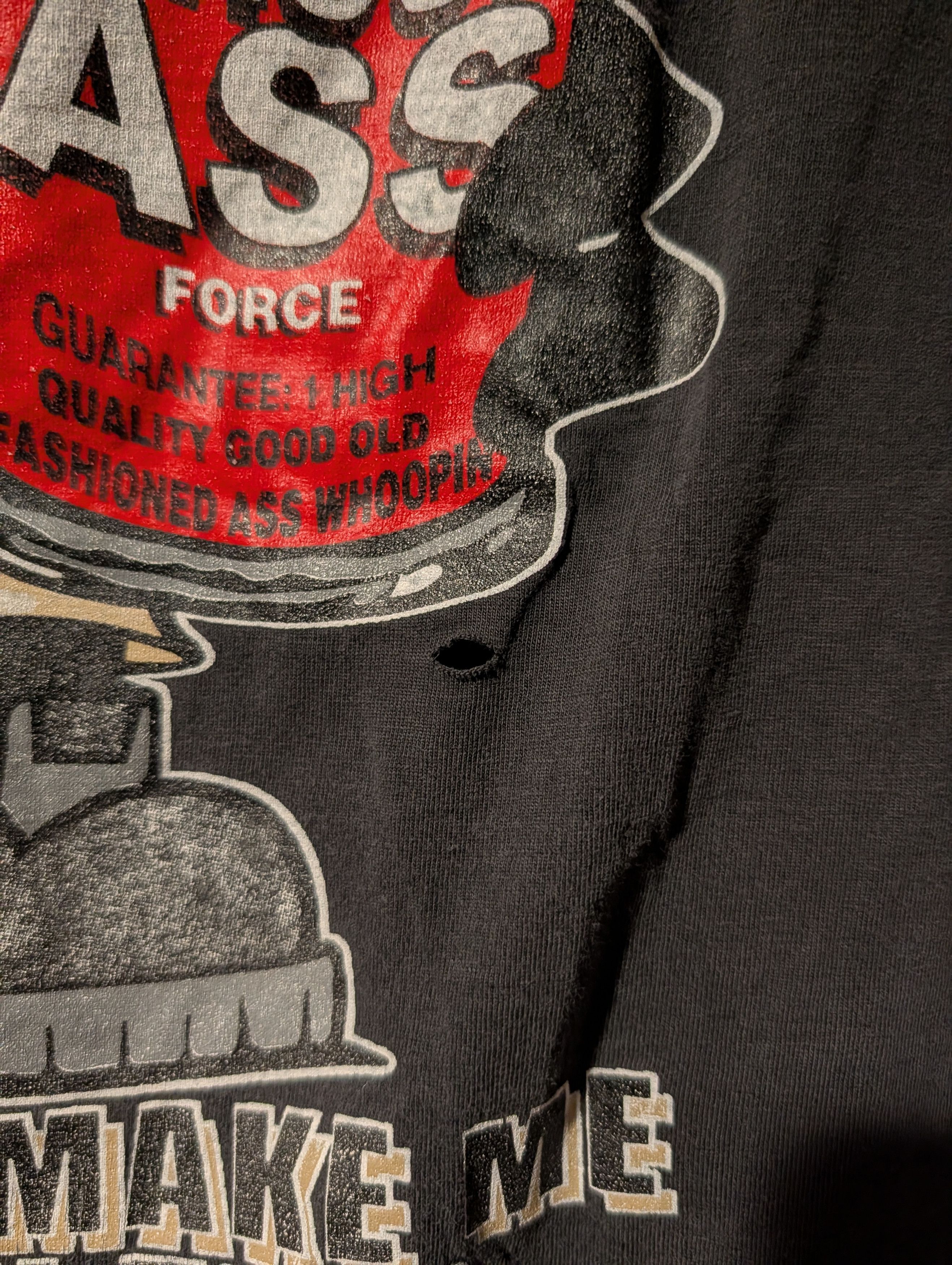 Vintage Vintage Y2K Whoop Ass Operation Freedom Military Tee Size US L / EU 52-54 / 3 - 5 Thumbnail