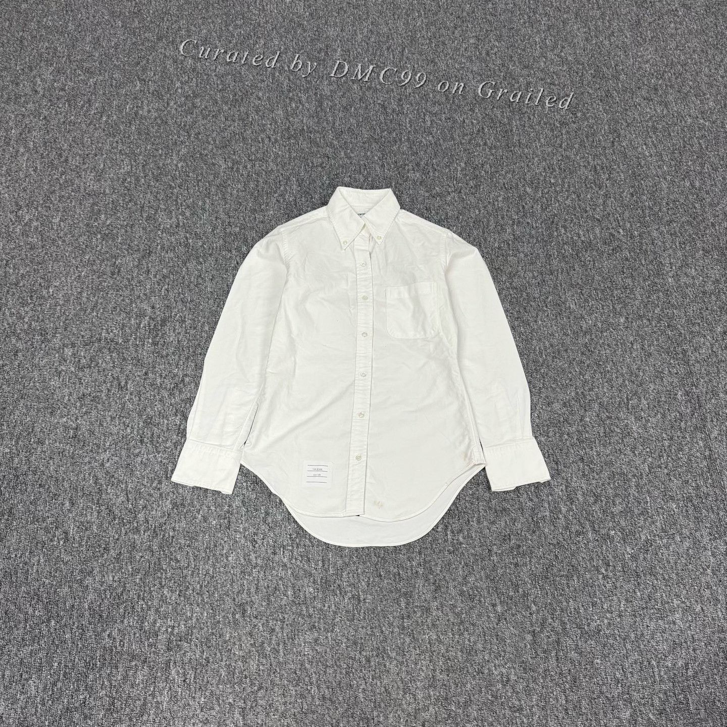 Thom Browne Thom Browne Oxford Long Sleeve Shirt Size US S / EU 44-46 / 1 - 1 Thumbnail