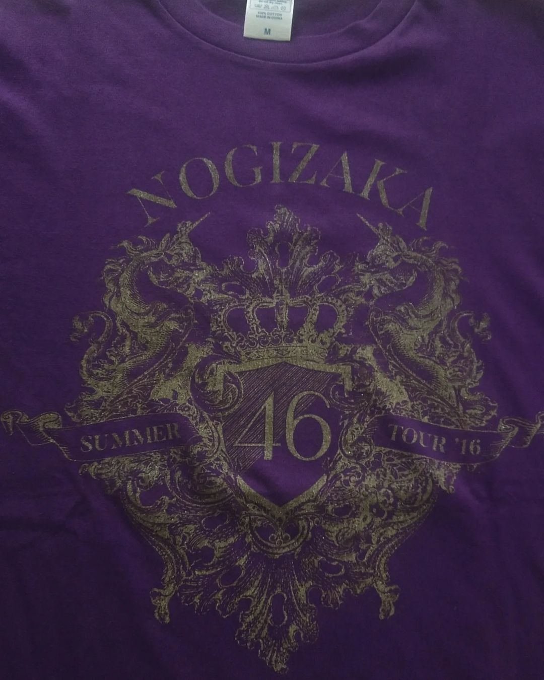 Band Tees × Japanese Brand Nogizaka46 Summer Tour 16 Purple Idol Group Tees Size US M / EU 48-50 / 2 - 2 Thumbnail