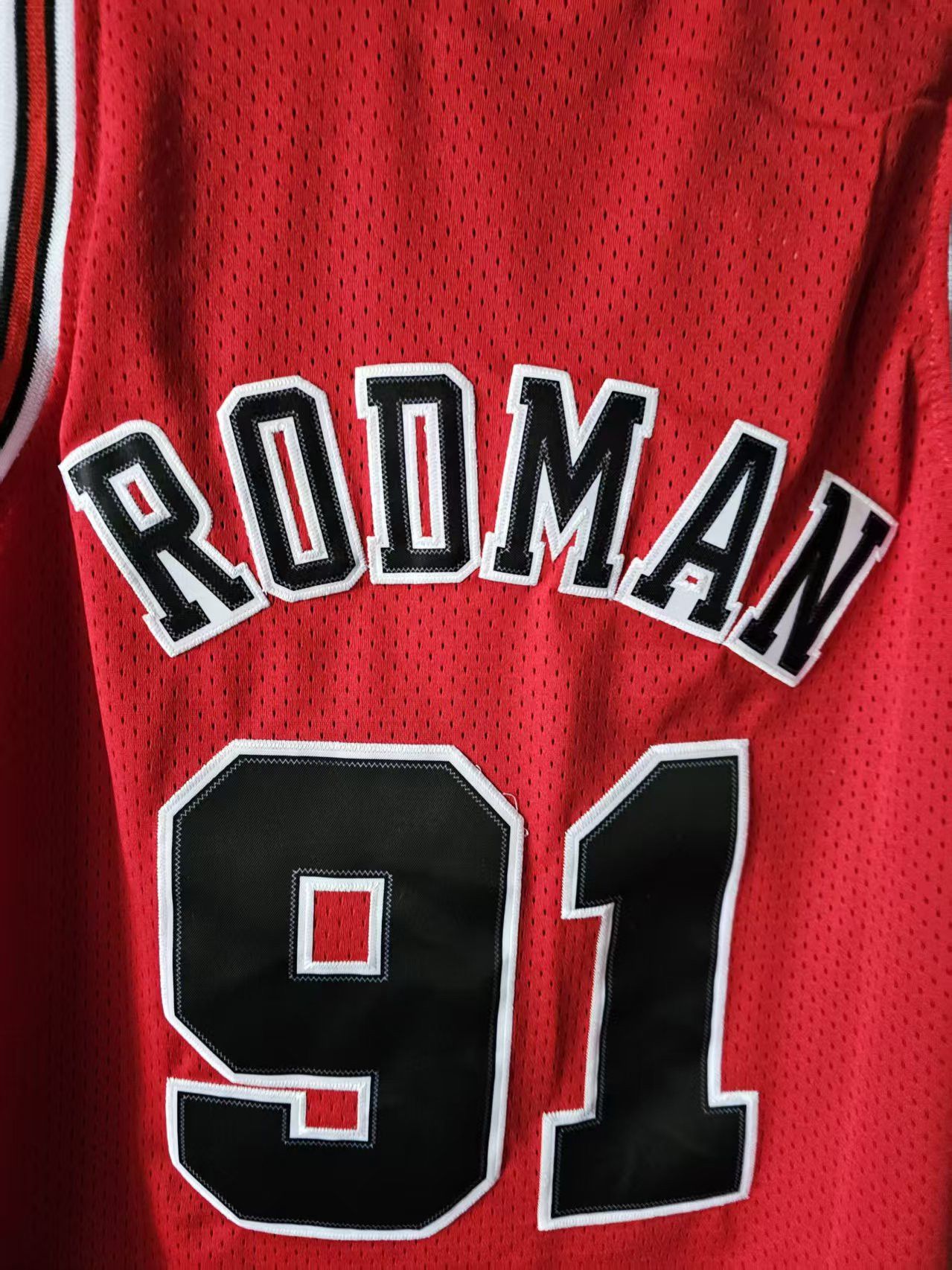 NBA Bulls 91 Dennis Rodman Jersey Red Size US S / EU 44-46 / 1 - 5 Thumbnail