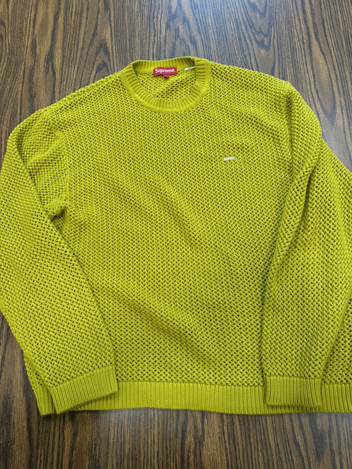 Supreme Supreme SS22 Open Knit Small Box Sweater XL | Grailed 