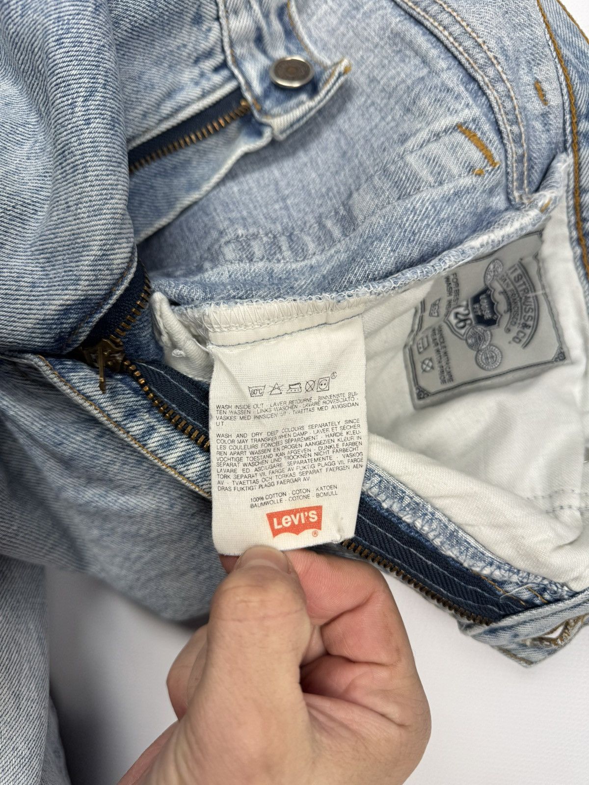 Levi's Vintage Clothing Vintage Levis 726 Silver Tab Loose Fit Jeans Size US 31 - 17 Thumbnail