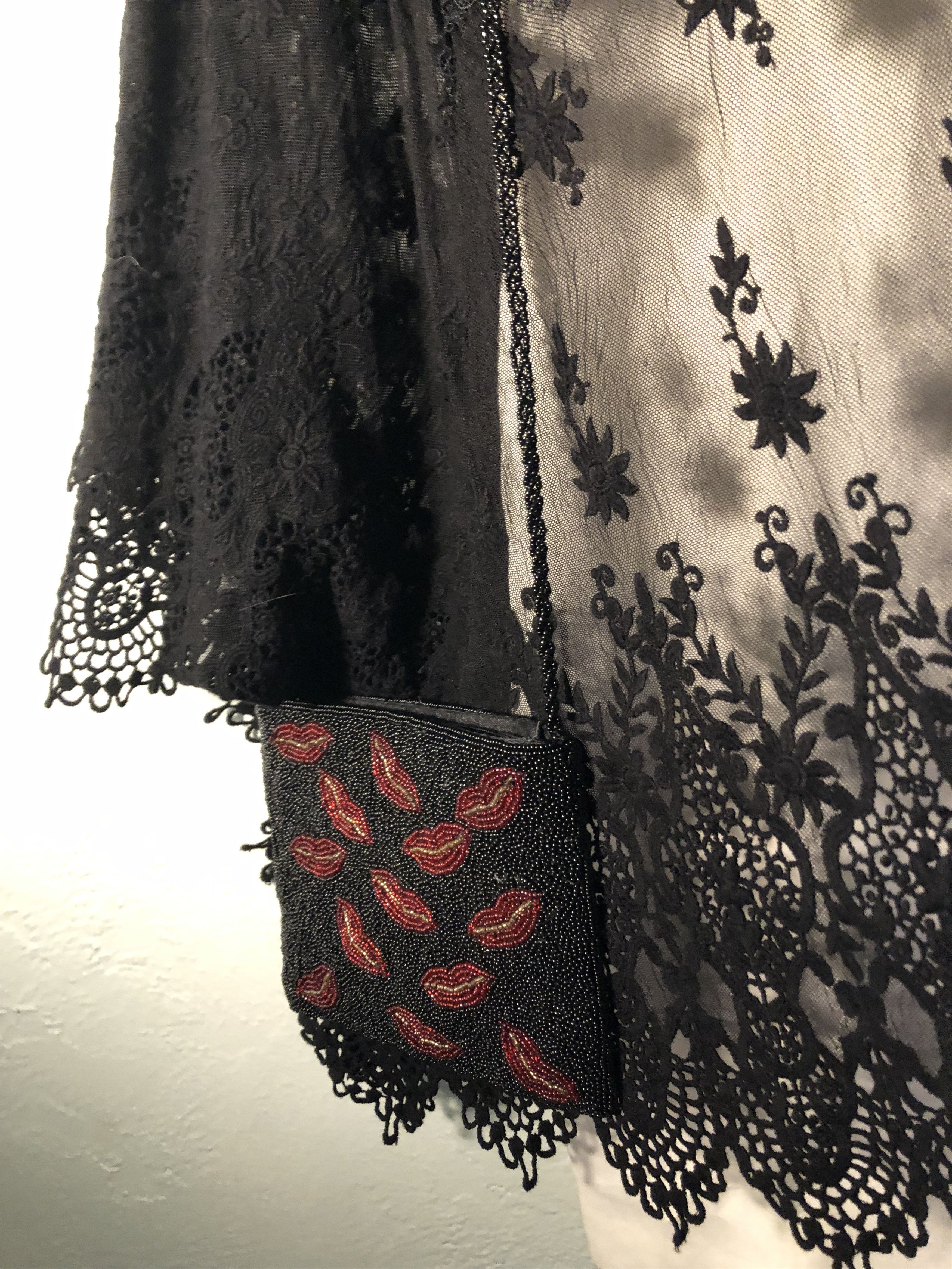 Johnny Was NWT! ($278) Whimsical Johnny Was Black Blouse Size M / US 6-8 / IT 42-44 - 6 Thumbnail