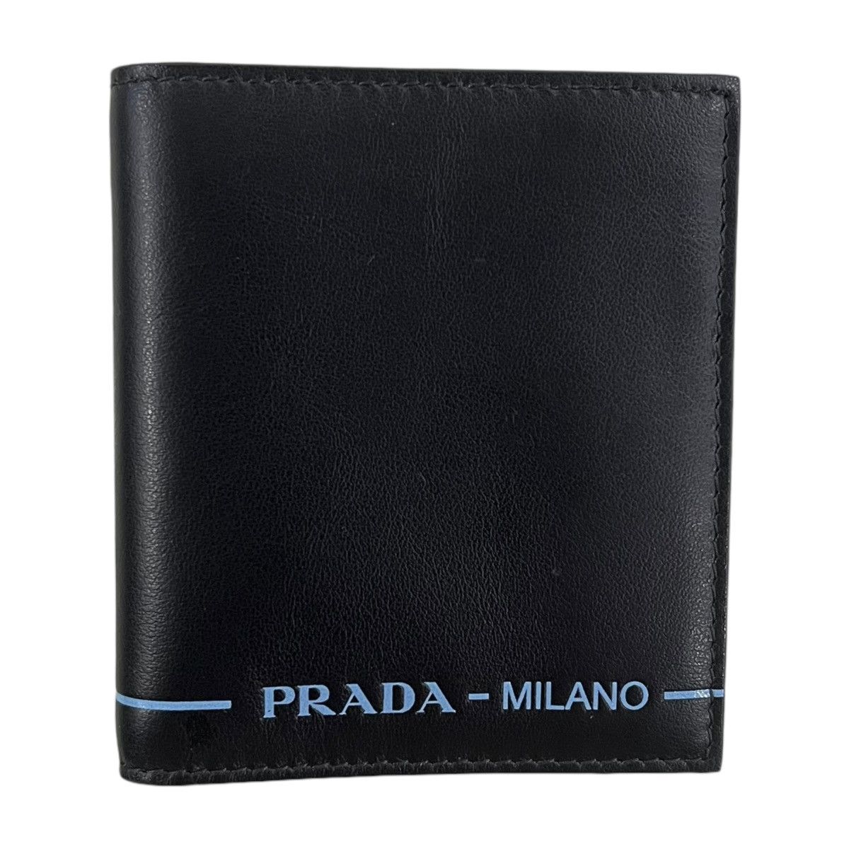 Prada Prada Leather Bifold Wallet Size ONE SIZE - 1 Thumbnail